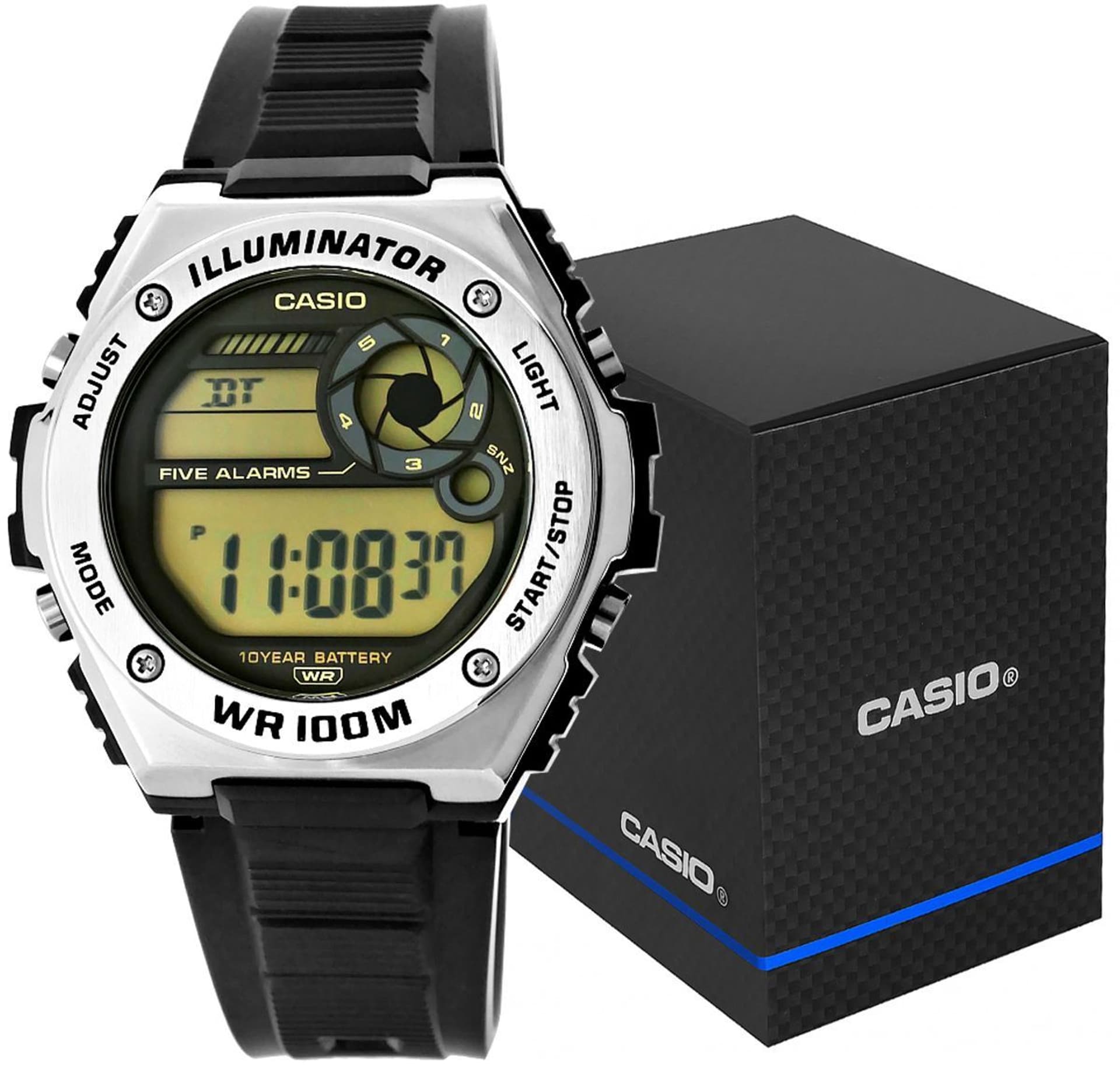 

Zegarek Casio MWD-100H-9AVEF 10 BAR Do pływania Unisex + BOX