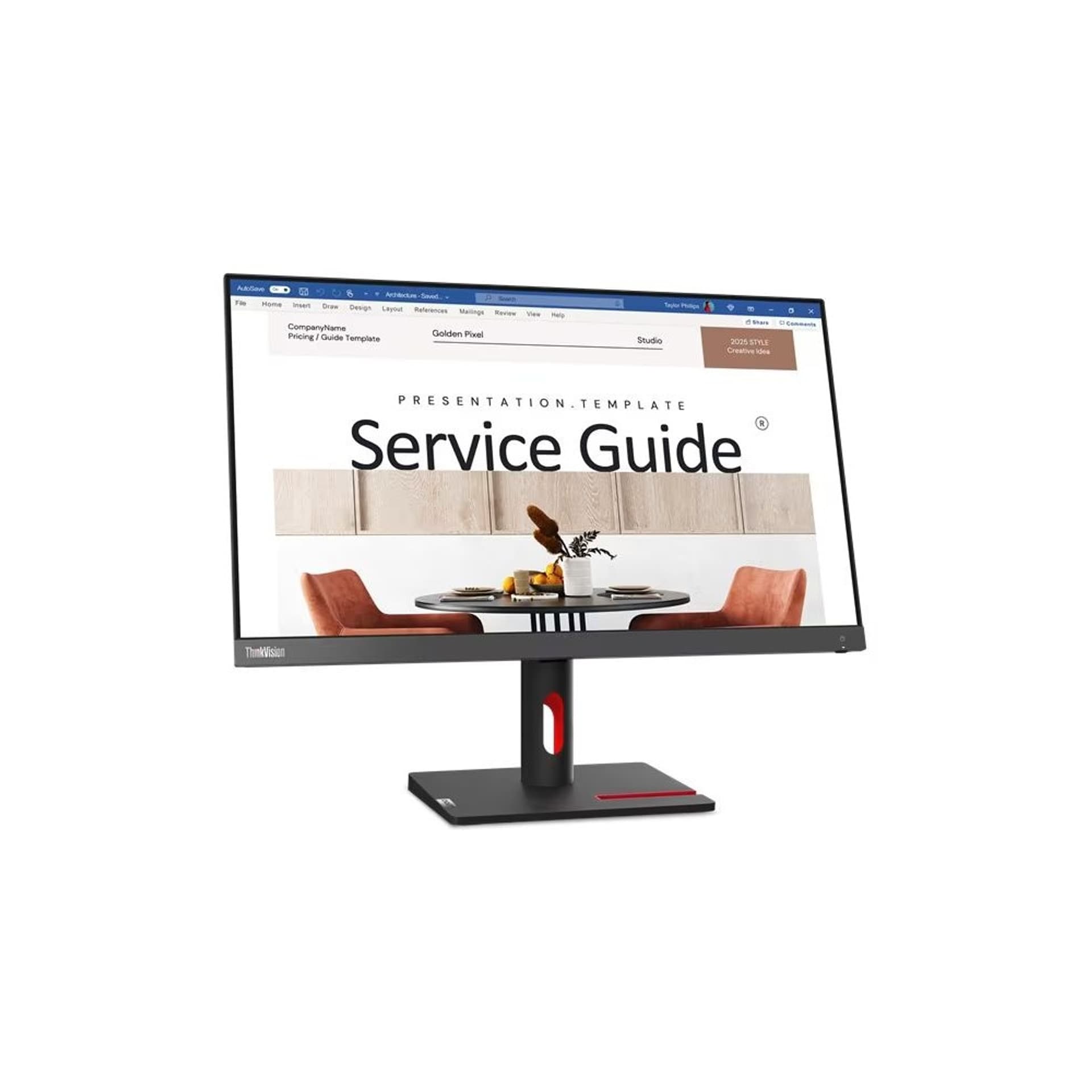 

Monitor LENOVO 23.8" 1920 x 1080 63DEKAT3EU Czarny