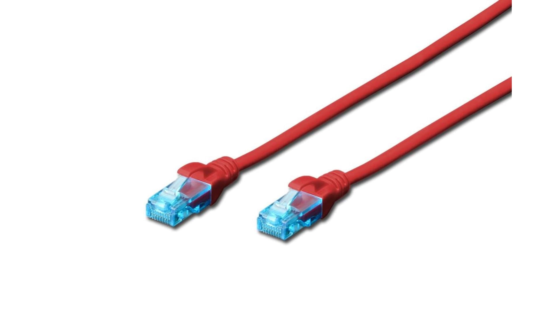 

Kabel krosowy (Patch Cord) U/UTP kat.5e czerwony 0,5m DK-1512-005/R