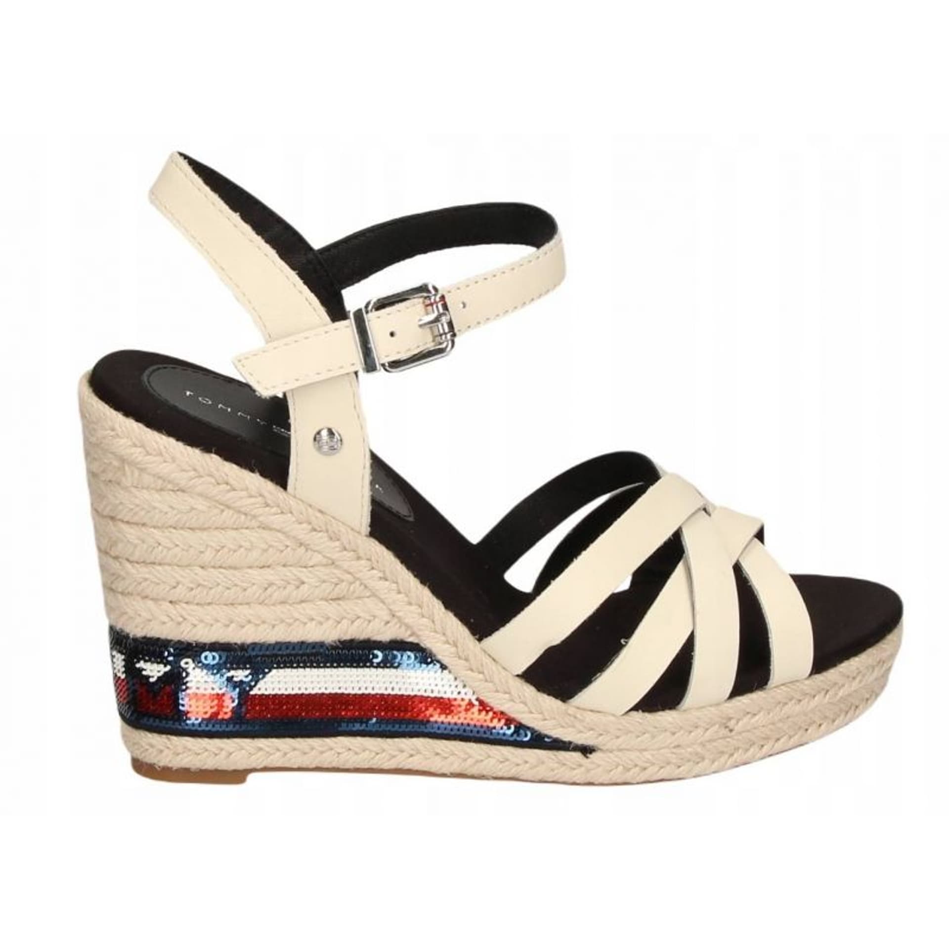 

Sandały Tommy Hilfiger W High Wedge FW0FW04843 (kolor Beżowy/Kremowy)