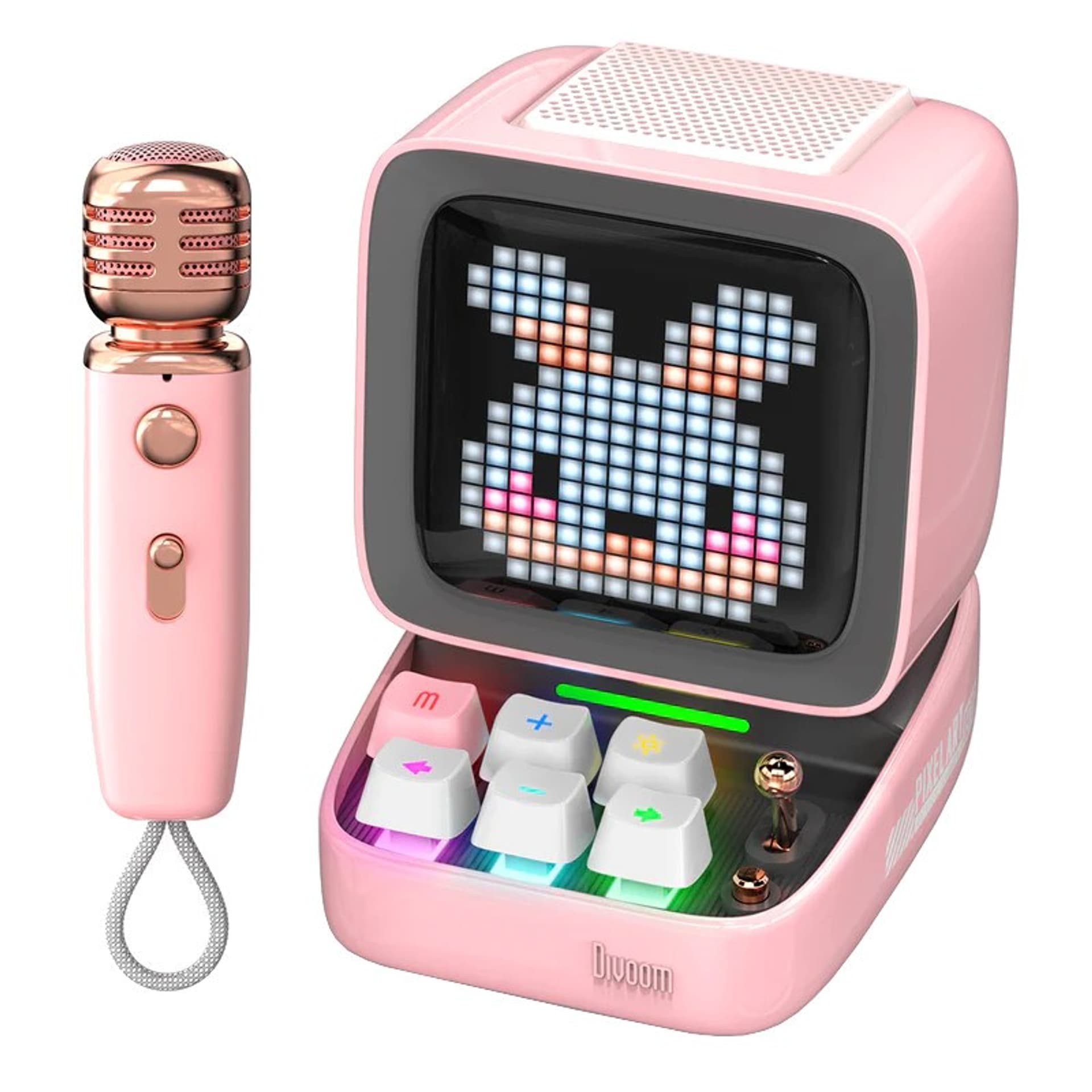 

Divoom Ditoo Mic Głośnik BT pink