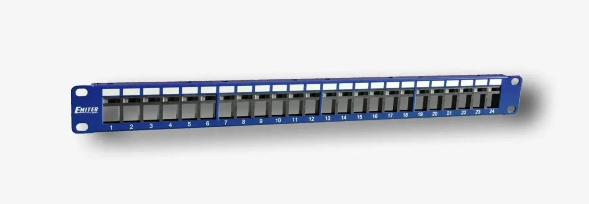 

EmiterNet Panel 19" 24xRJ45 UTP (1U) do gniazd beznarzędziowych, nieekranowany, nieuzbrojony, niebieski, 1u) do gniazd beznarzędziowych/nieekranowany/nieuzbrojony/niebiesk