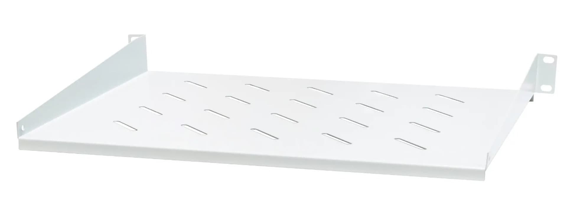 

EmiterNet Półka stała 19", 1U, gł.350mm, mocowana z przodu, RAL7044 (szary)
