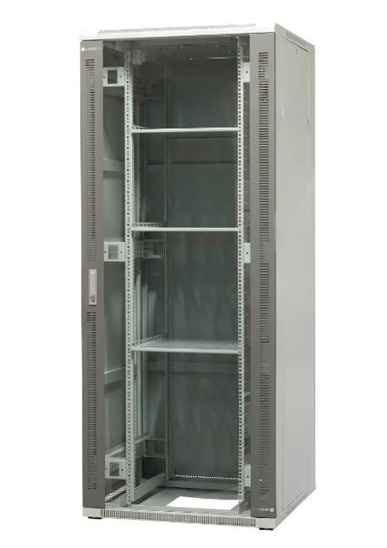 

EmiterNet Szafa ramowa stojąca 42U, drzwi przód blacha/szkło, 800x800x1980mm (szer./gł./wys.)