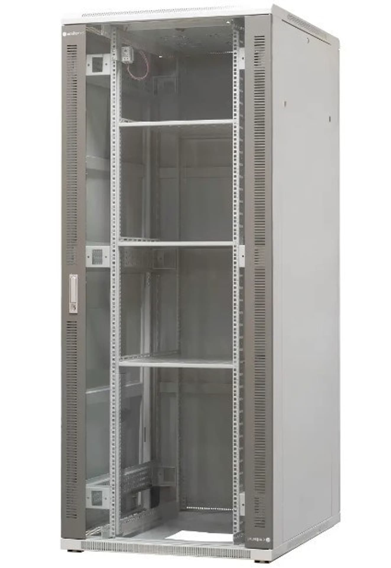 

EmiterNet Szafa ramowa stojąca 42U, drzwi przód blacha/szkło, 800x1000x1980mm (szer./gł./wys.)