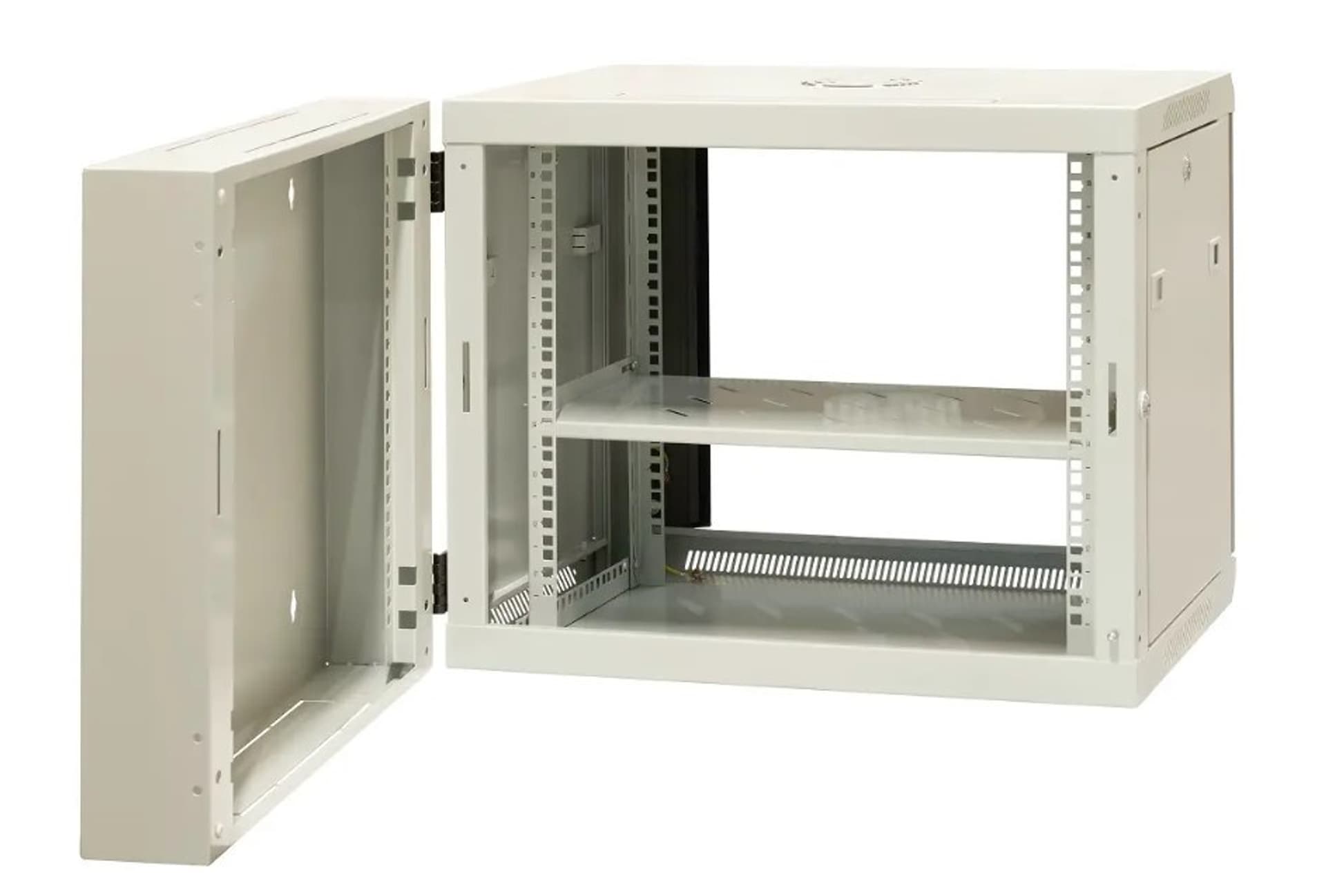 

EmiterNet Szafa wisząca dzielona 19" 9U, drzwi blacha/szkło, 600×550×500mm szer./gł./wys.