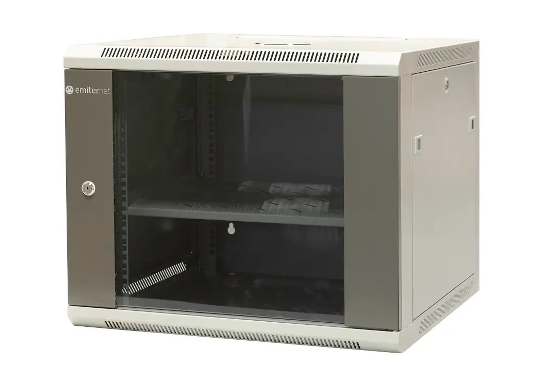 

EmiterNet Szafa wisząca niedzielona 19'' 9U, drzwi blacha/szkło, 600×600×500mm szer./gł./wys.