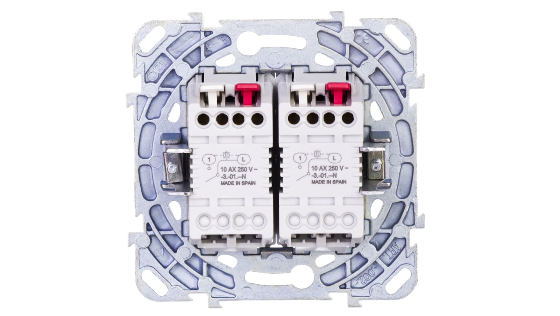 

Unica Plus Łącznik podwójny z podświetleniem biel polarna IP20 MGU50.0101.18NZ