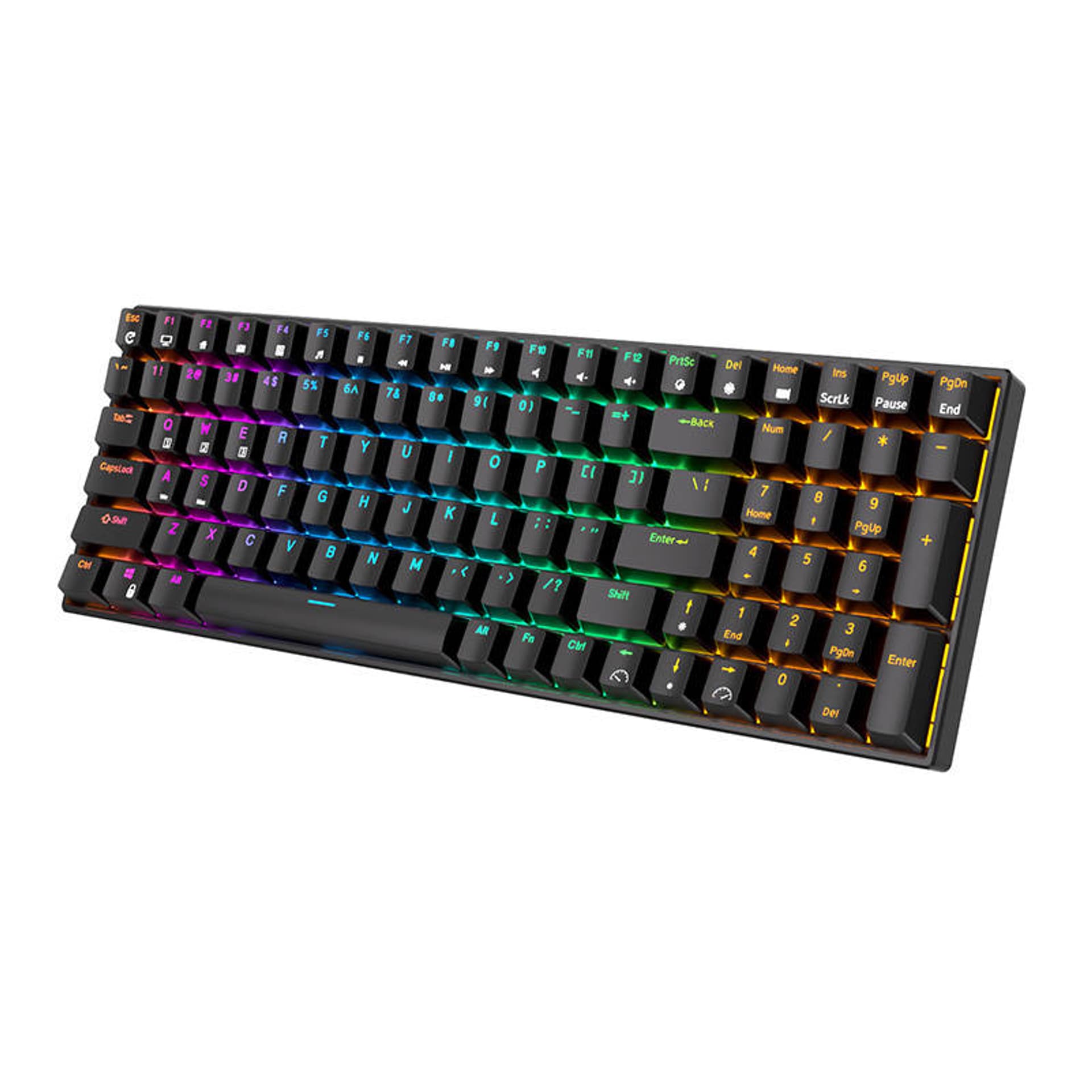 

Klawiatura mechaniczna Royal Kludge RK100 RGB, Red switch (czarna)