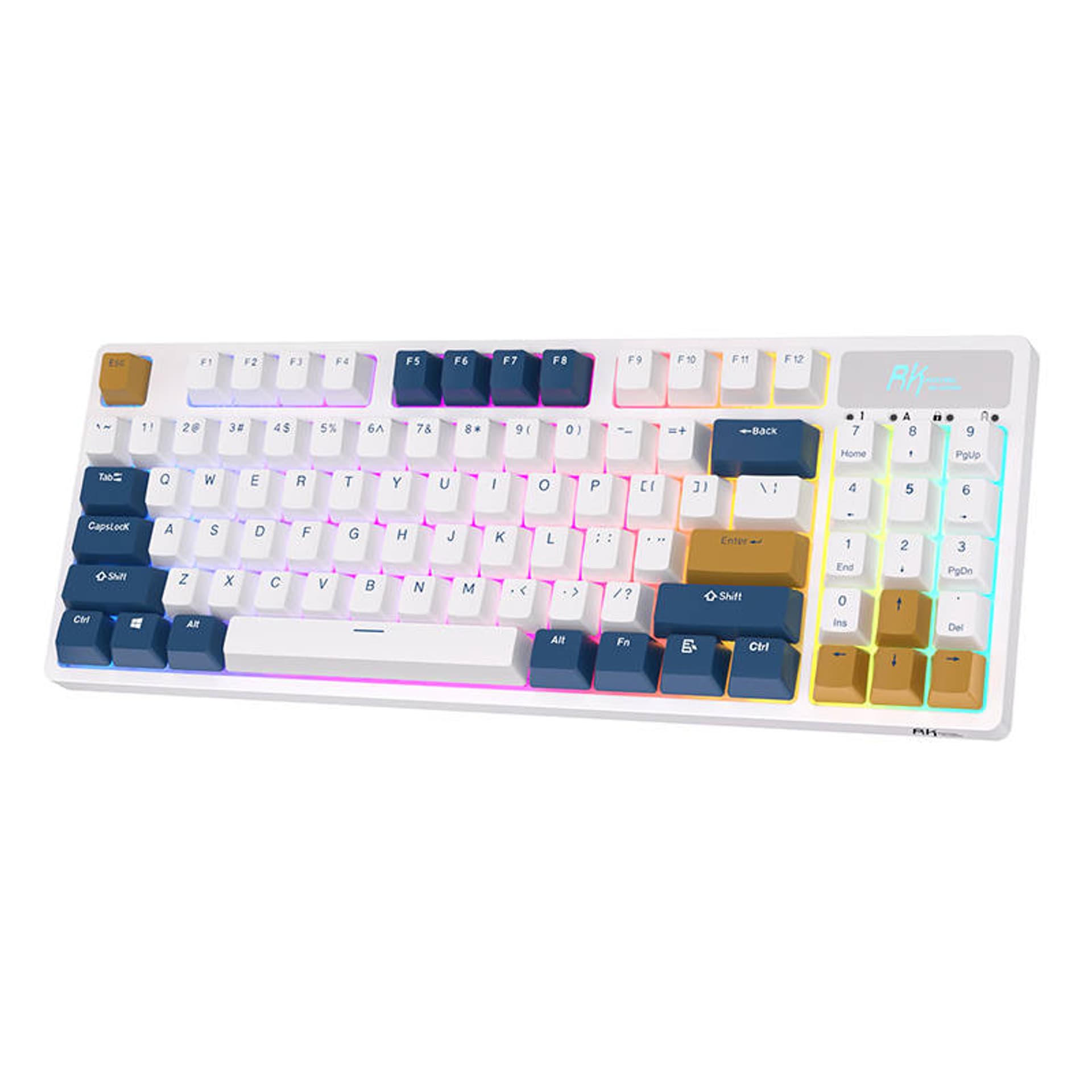 

Klawiatura mechaniczna Royal Kludge RK89 RGB, Lemon switch (biała)