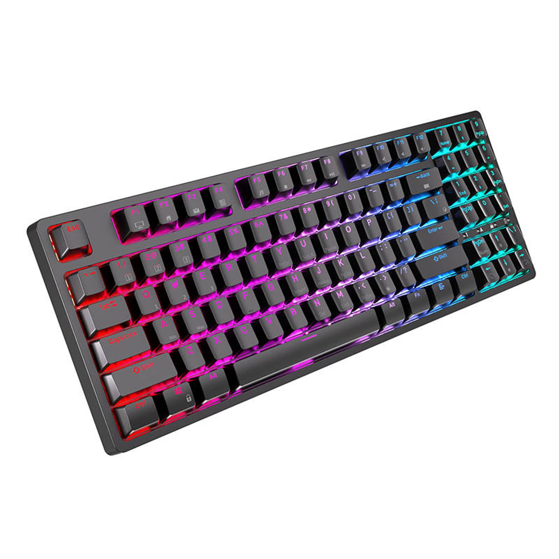 

Klawiatura mechaniczna Royal Kludge RK92 RGB, Brown switch (czarna)