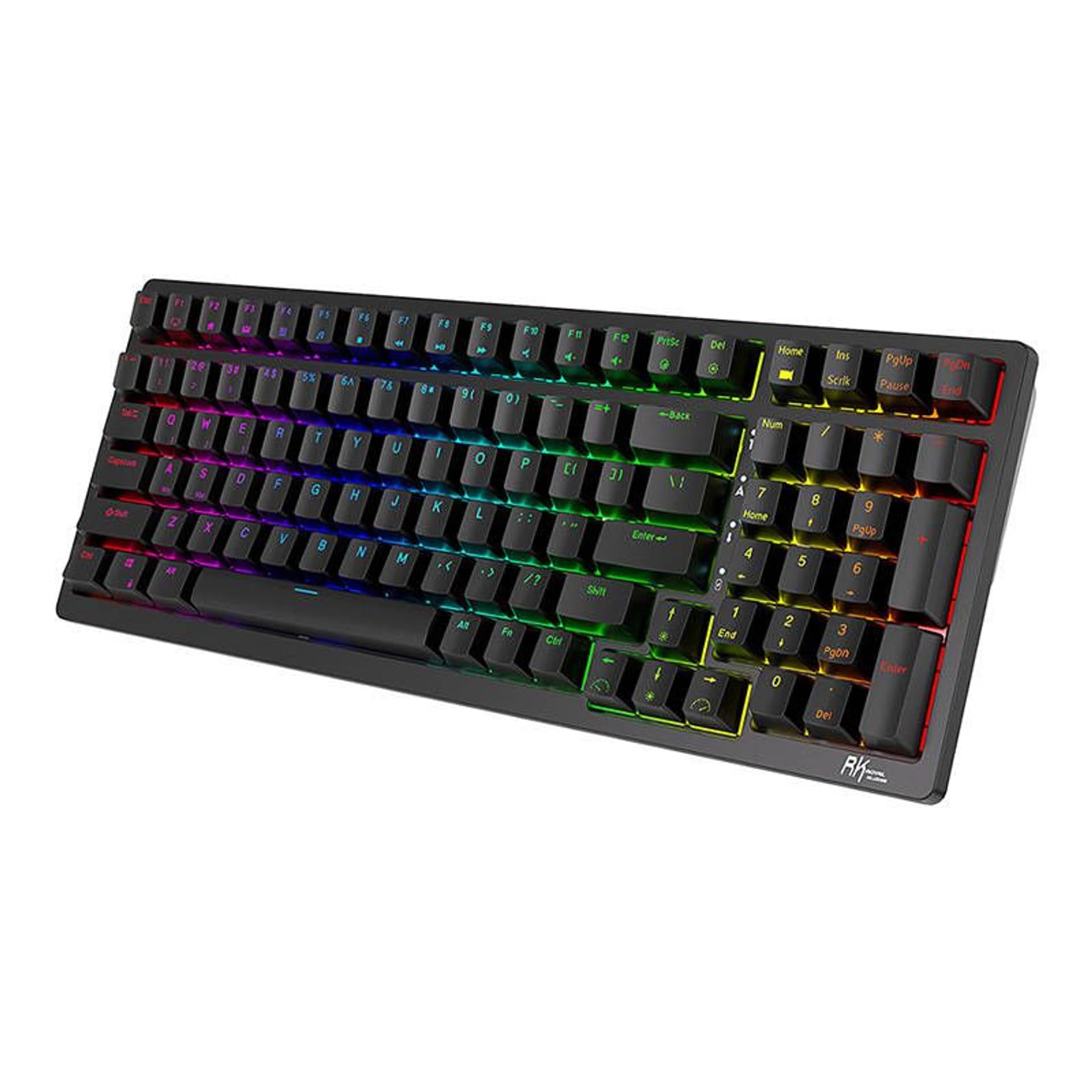 

Klawiatura mechaniczna Royal Kludge RK98 RGB, Red switch (czarna)