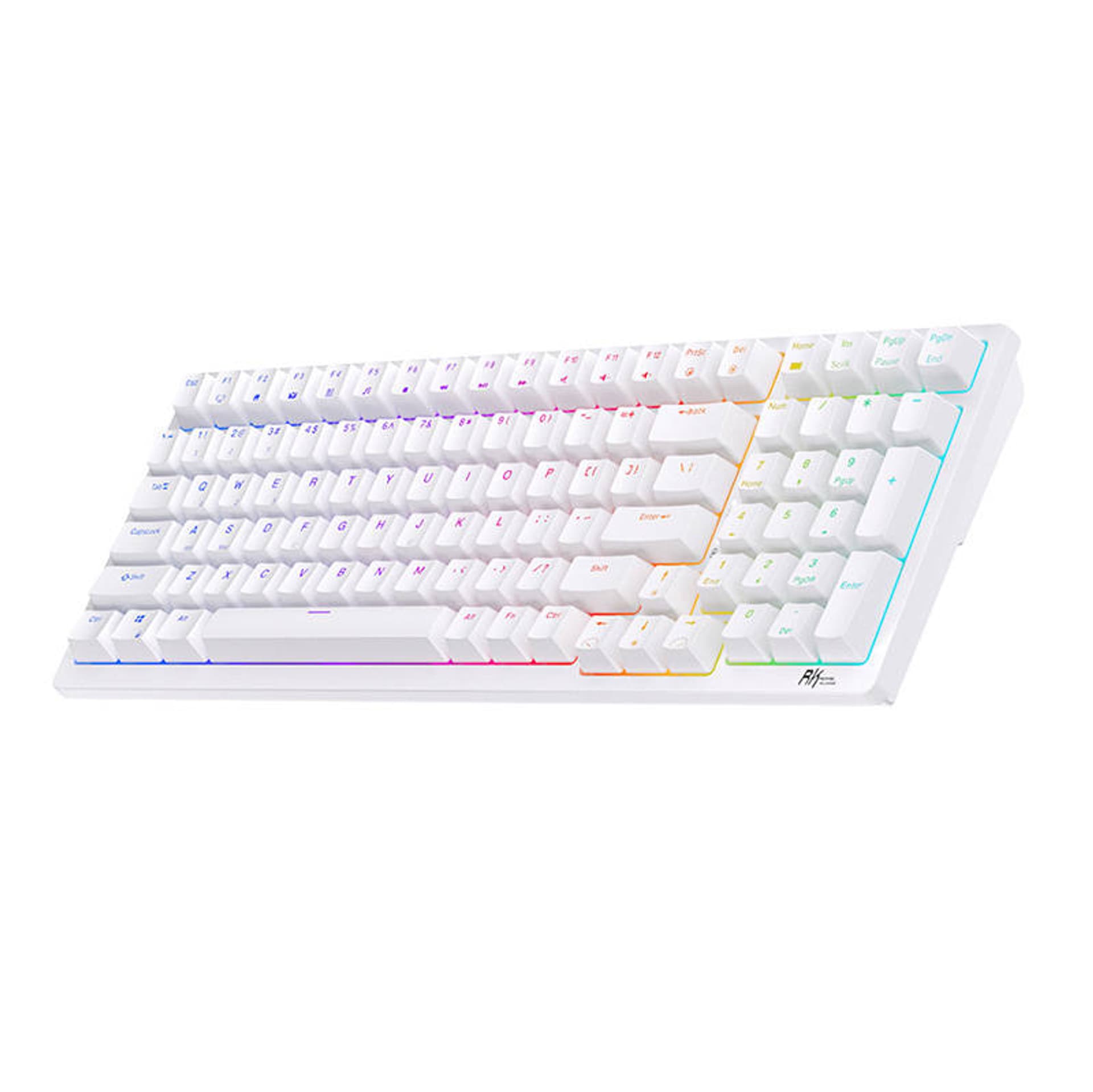 

Klawiatura mechaniczna Royal Kludge RK98 RGB, Brown switch (biała)