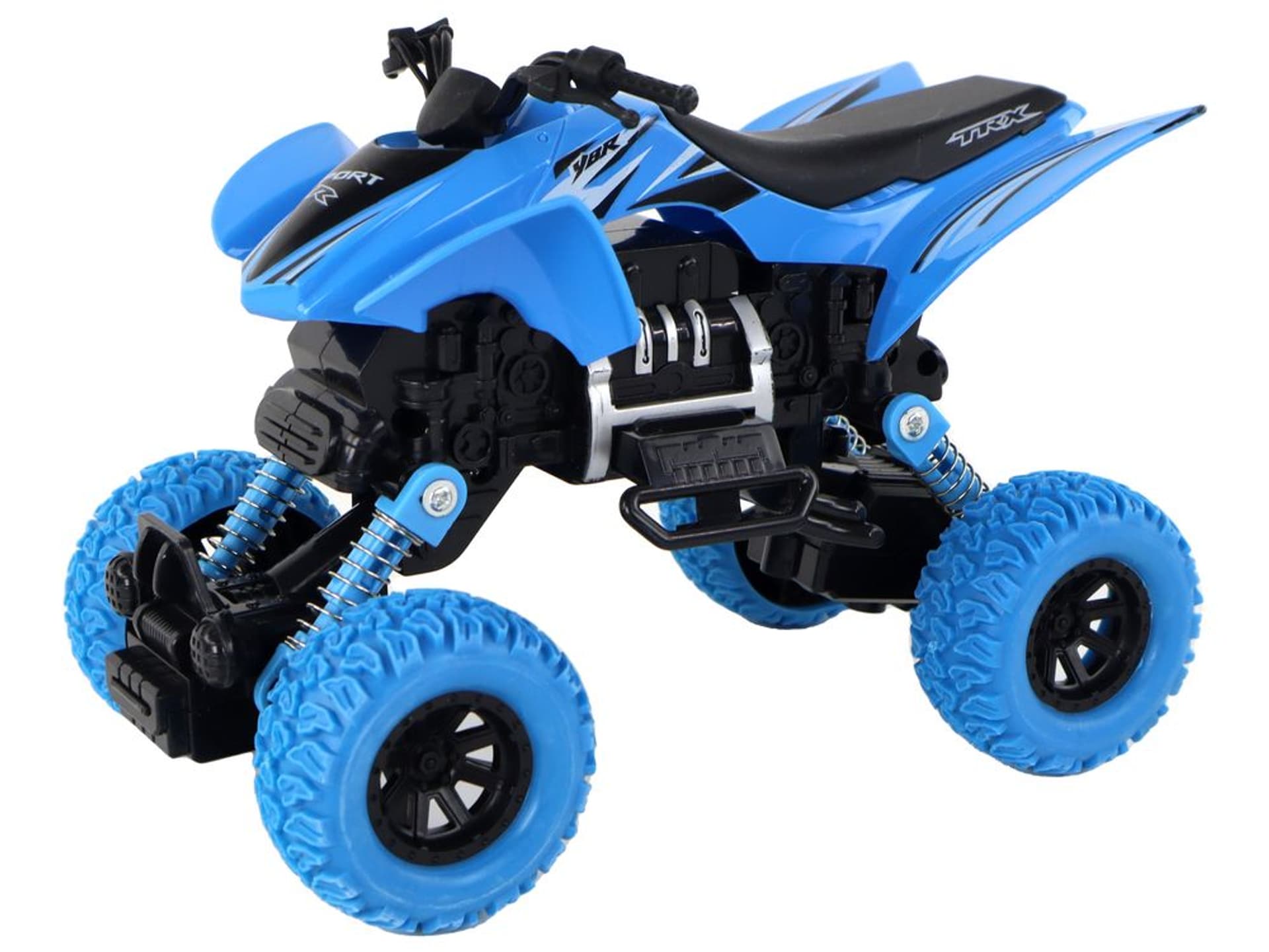 

Pojazd Terenowy Pchacz Quad XC Gumowe Koła Niebieski