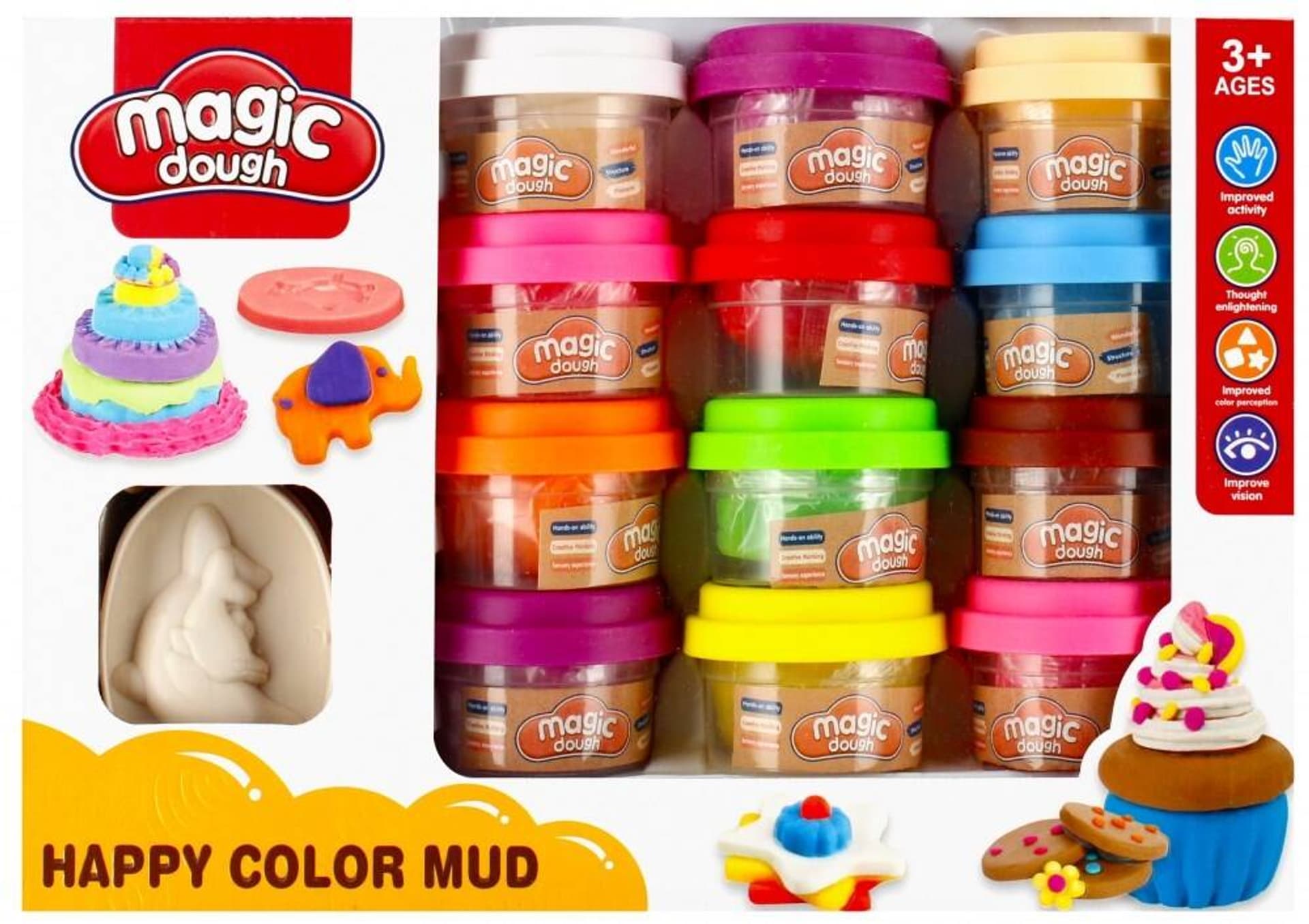 

Masa plastyczna z akcesoriami MEGA CREATIVE 459994
