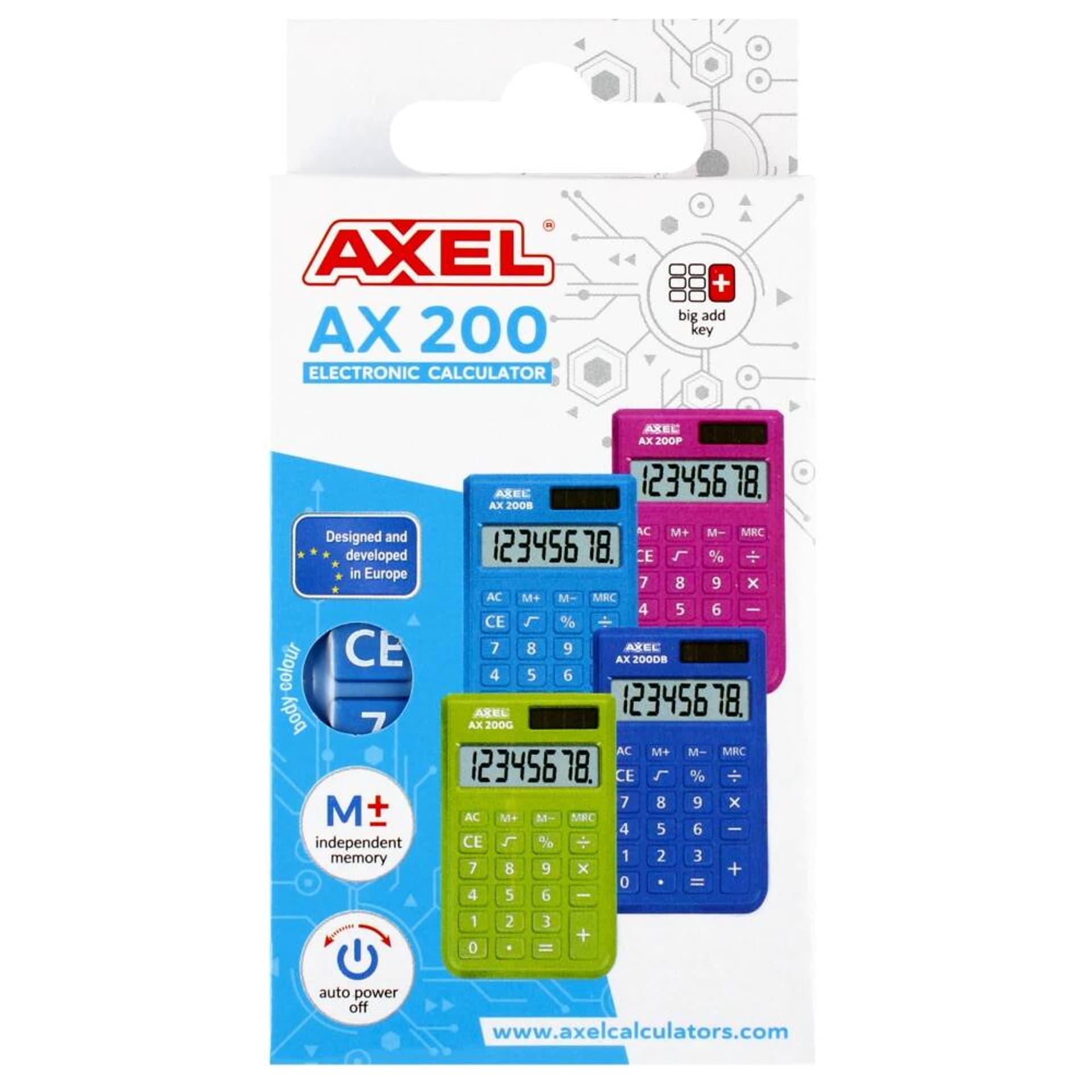 

Kalkulator AX-200B AXEL 489997