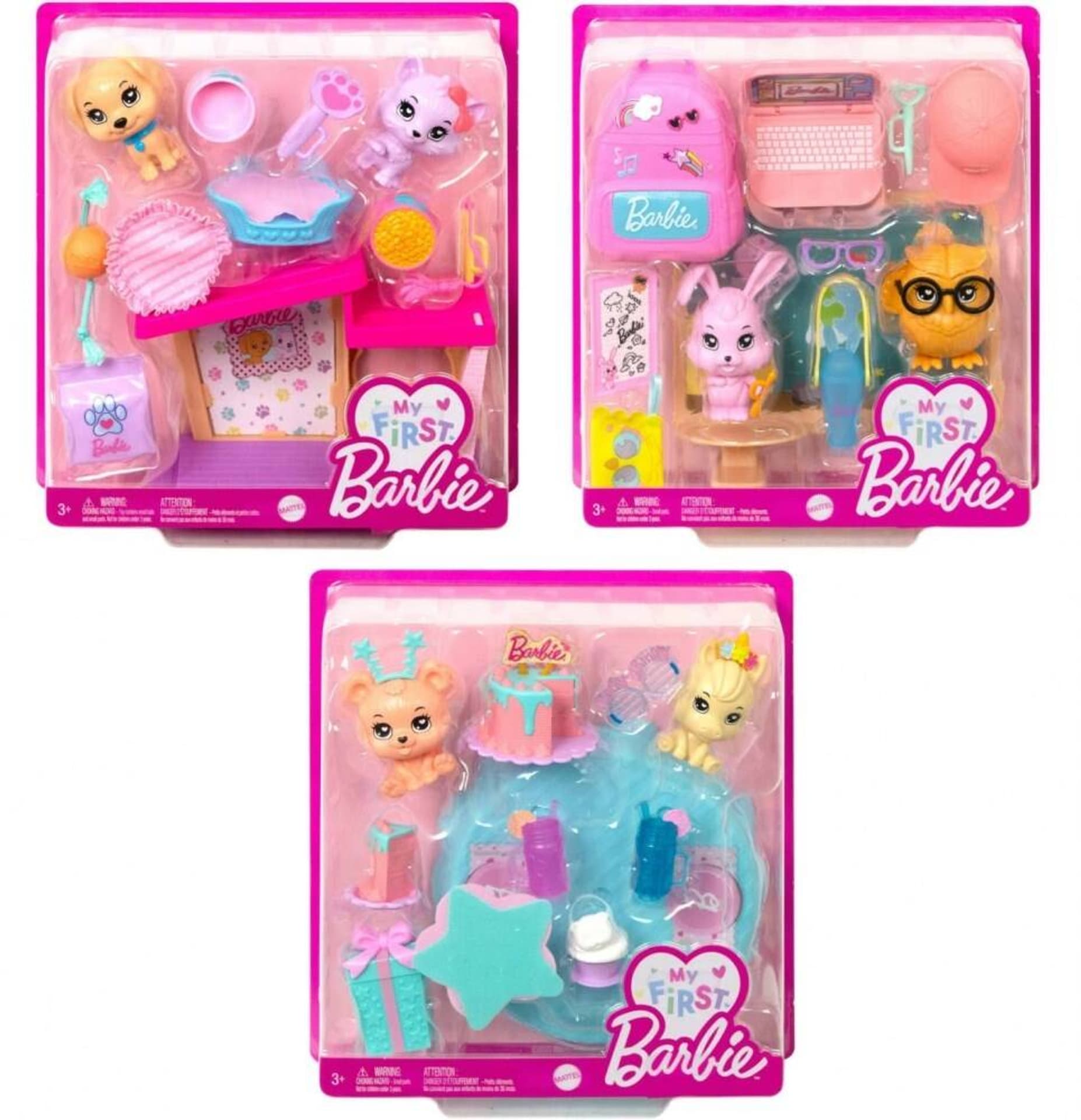 

BRB MOJA PIERWSZA BARBIE AKCESORIA MIX HMM60 WB3