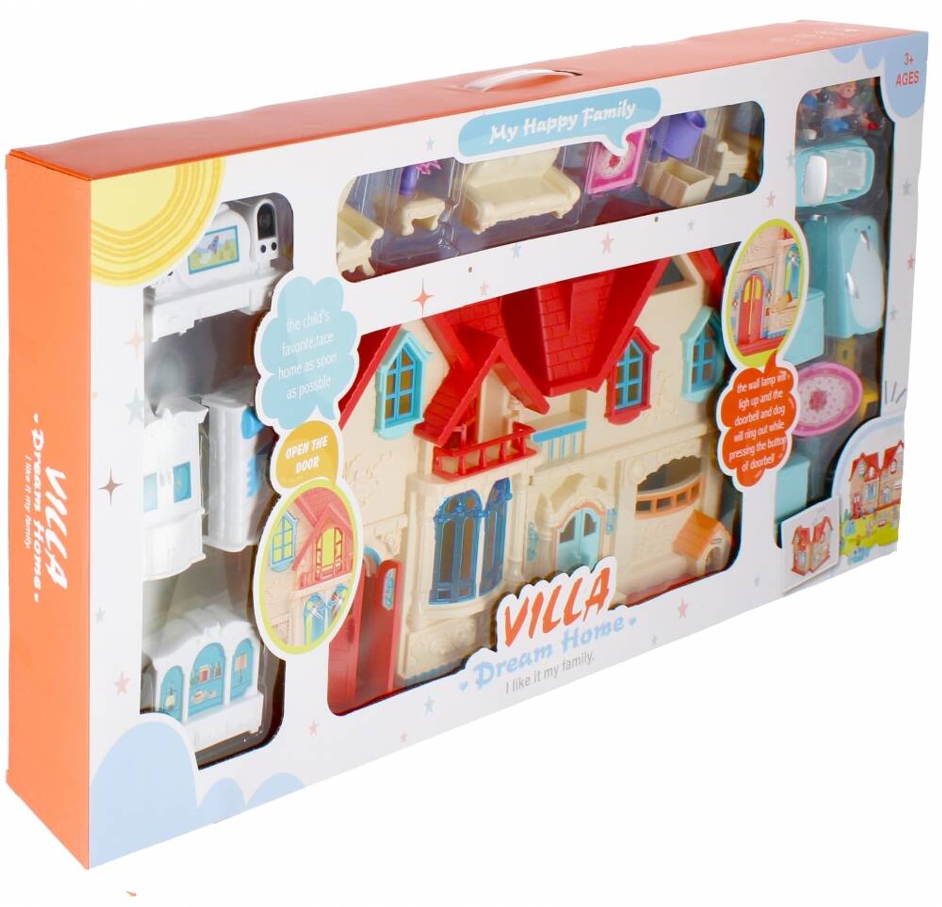 

Domek dla Lalek z akcesoriami MEGA CREATIVE 523948