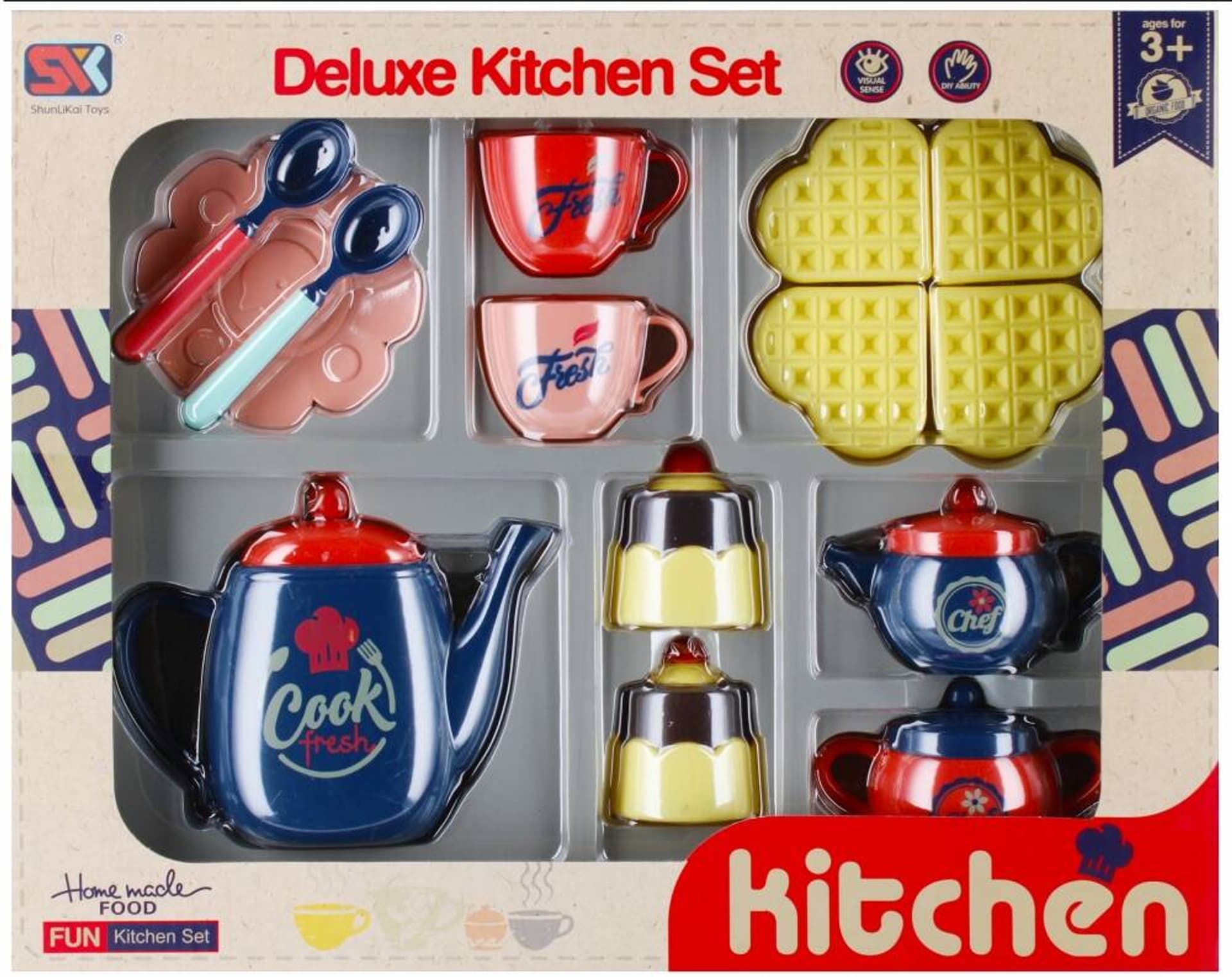 

Zestaw kuchenny Gofry MEGA CREATIVE 526095