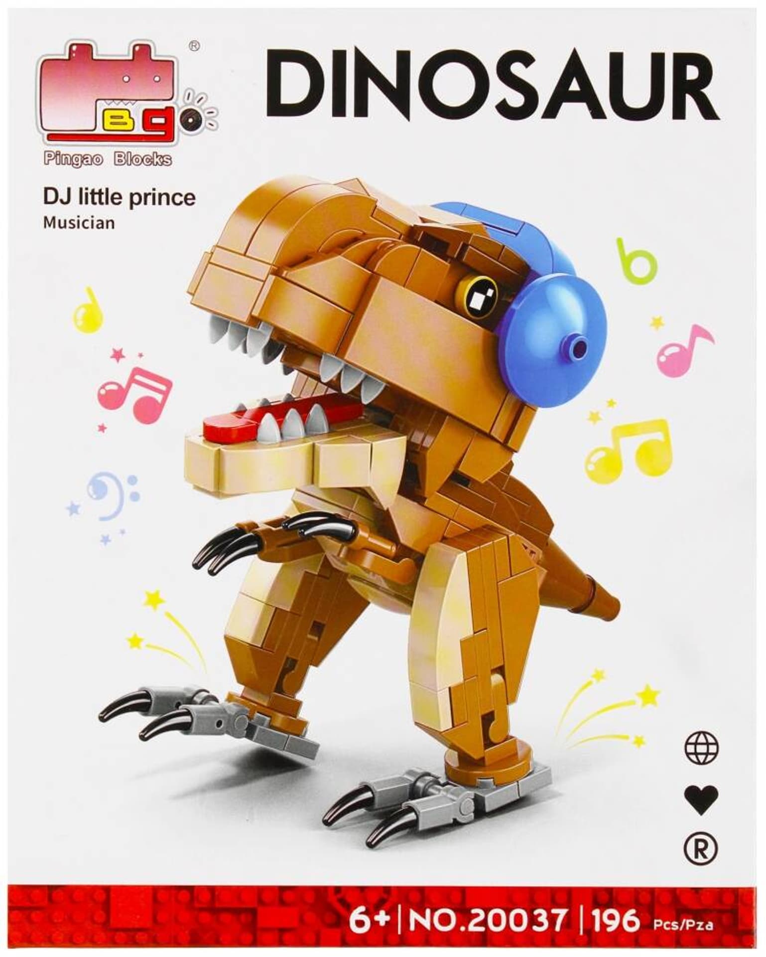 

Klocki konstrukcyjne Dino 196el. MEGA CREATIVE 526060