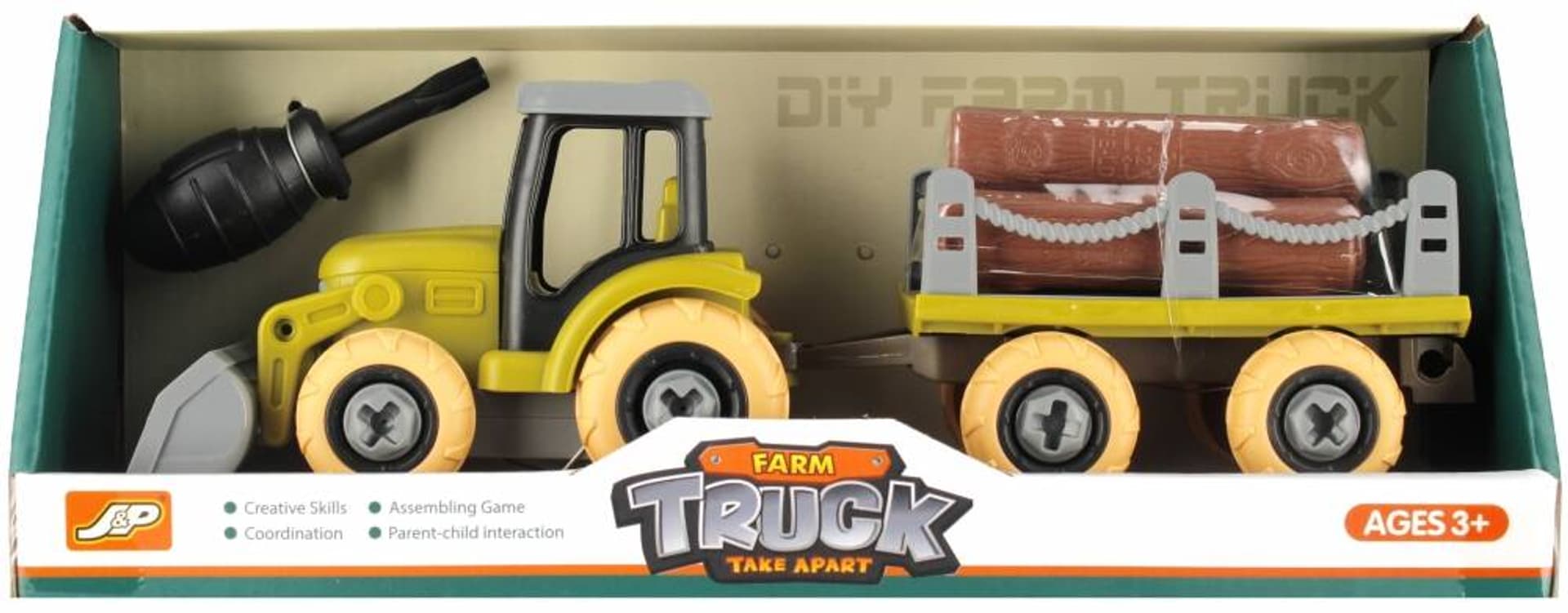 

Traktor do skręcania z akcesoriami MEGA CREATIVE 524663