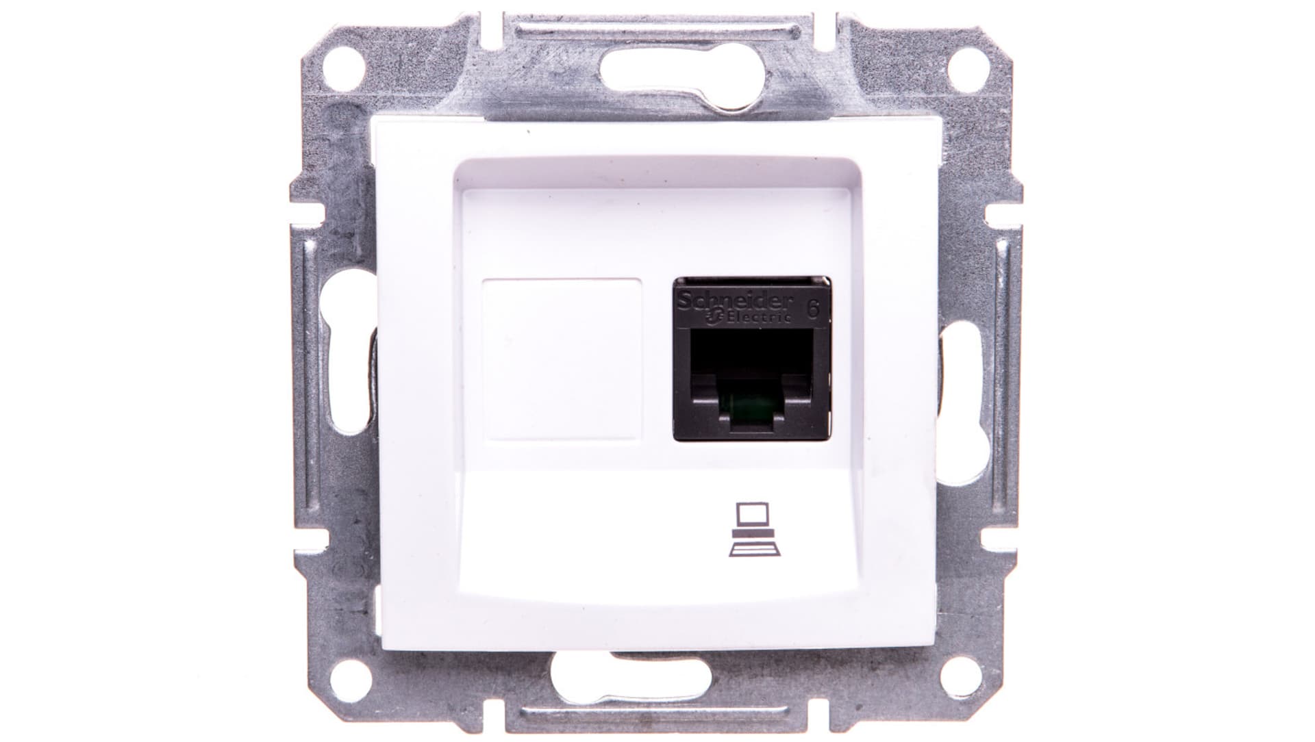 

Sedna Gniazdo biały pojedyncze komp RJ45 kat.6 SDN4700121