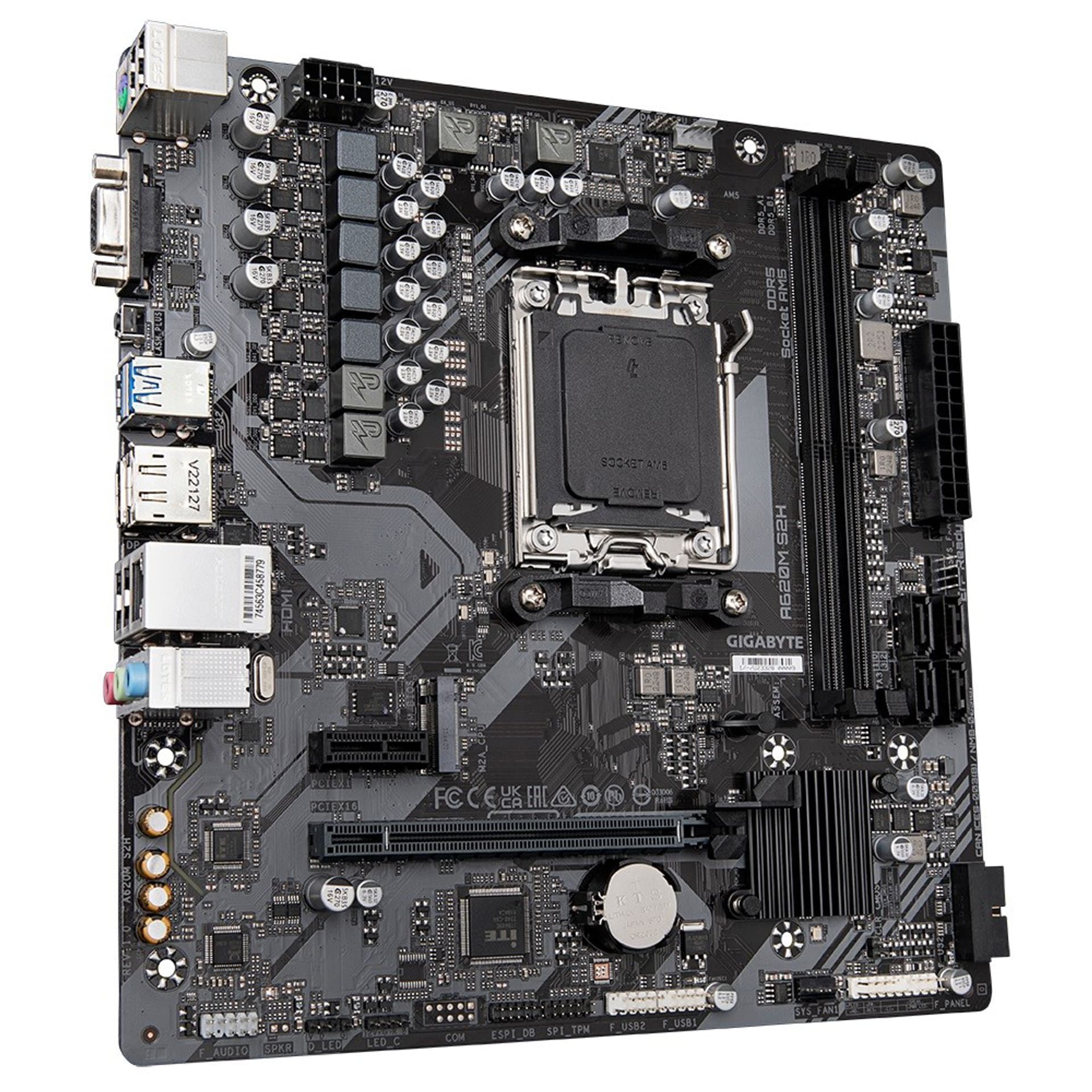 

GIGABYTE A620M S2H AM5 microATX