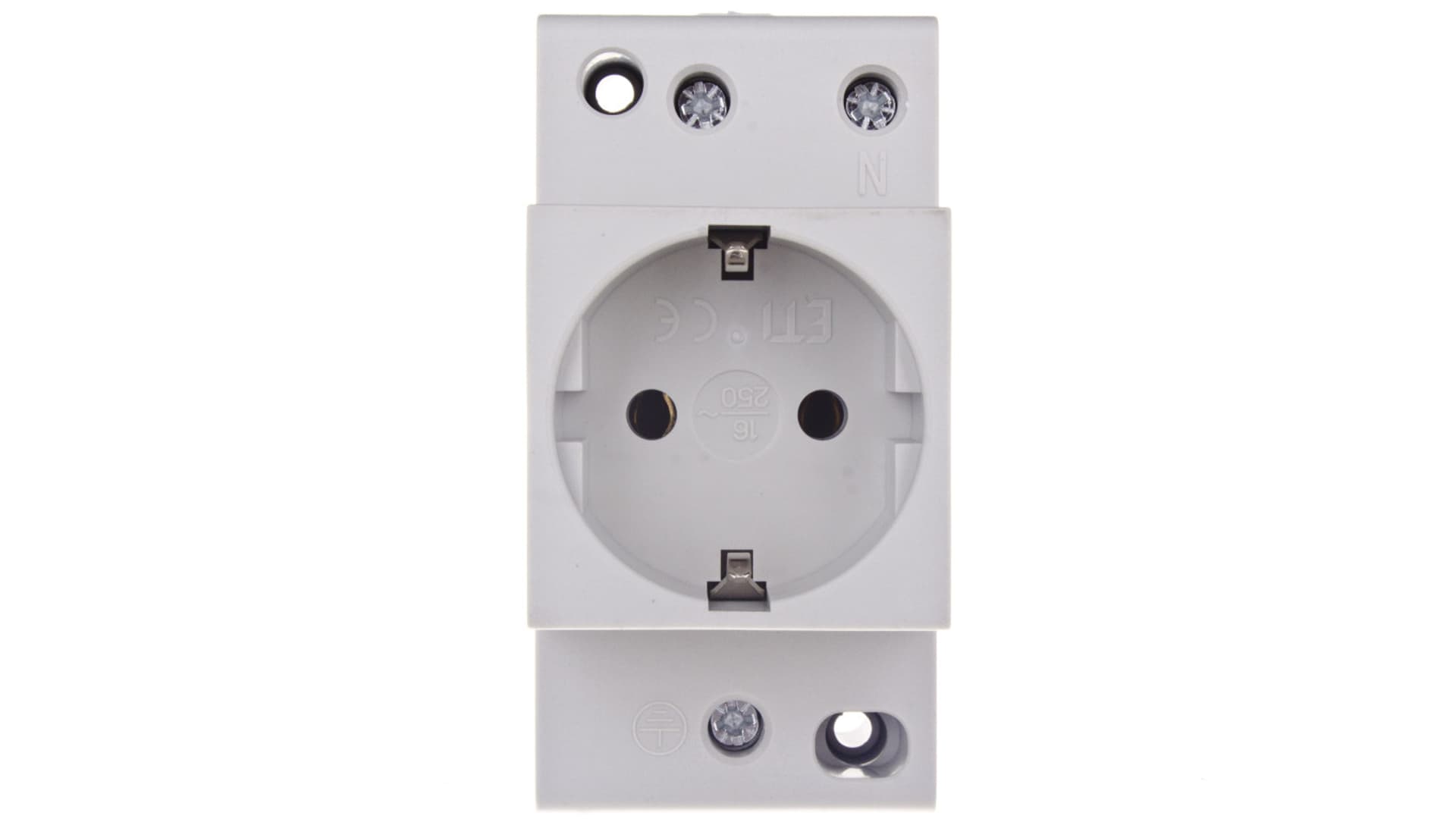 

Gniazdo modułowe 2P+Z 10/16A 230V Schuko, na szynę 002414020