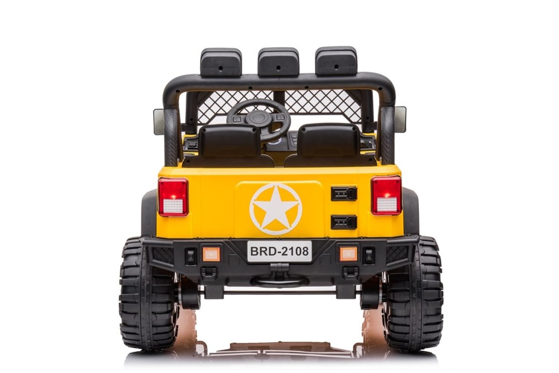 

Autko terenowe Geoland Power dla 2 dzieci Żółty + Pilot + Silniki 2x200W + Bagażnik + Radio MP3 + LED