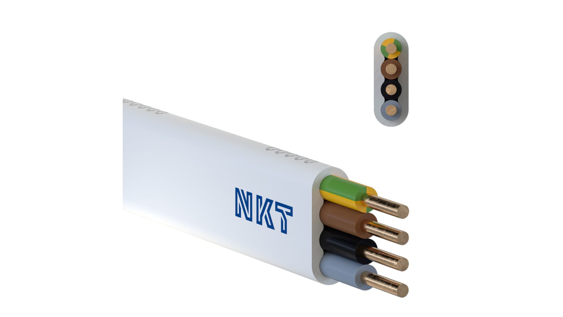 

Przewód NKT instal YDYp 4x2,5 żo 450/750V /100m/ 13029021