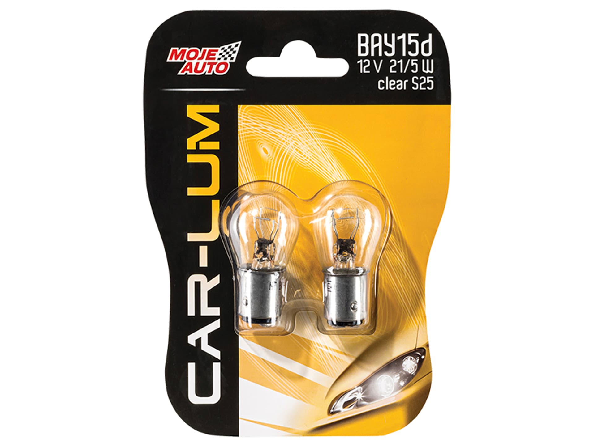 

ŻARÓWKA BAY15D 12V 21/5W CLEAR (2PAK)