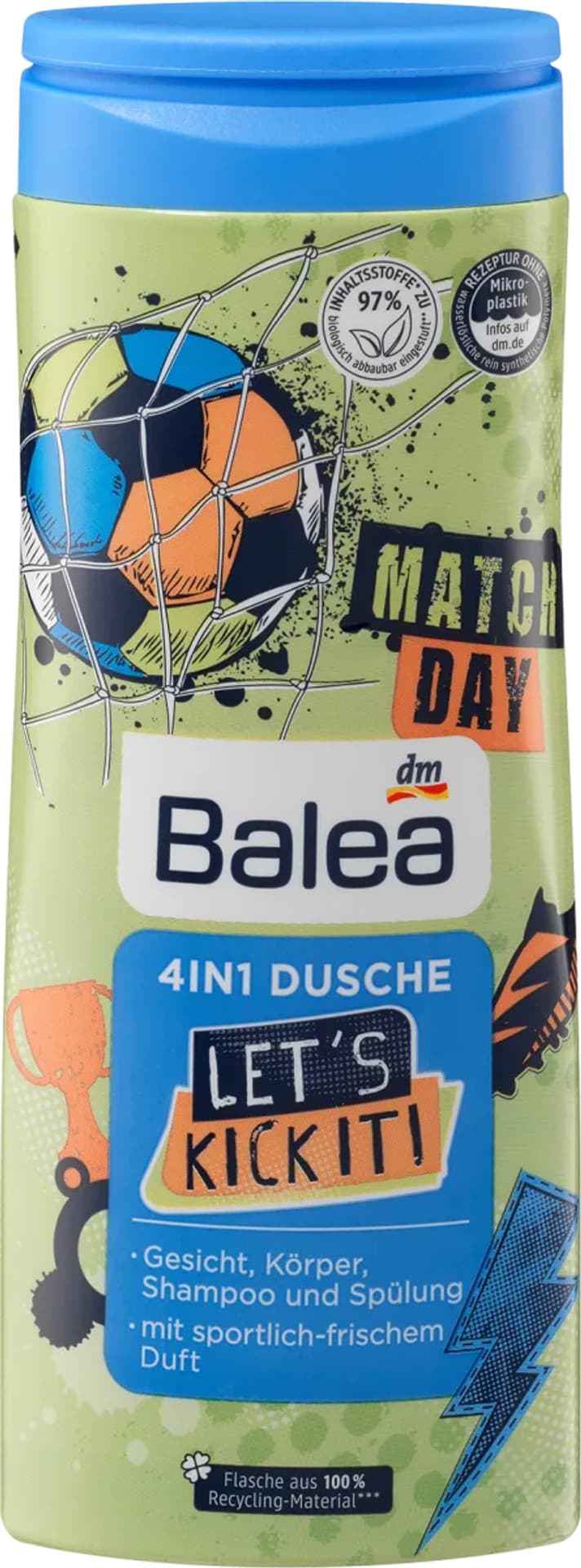 

Balea Let’s kick it! 4w1 Żel pod Prysznic dla Dzieci 300 ml