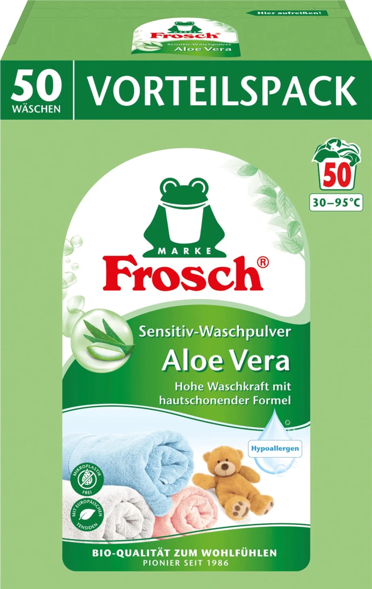 

Frosch Aloe Vera Sensitiv Proszek do Prania 50 prań DE