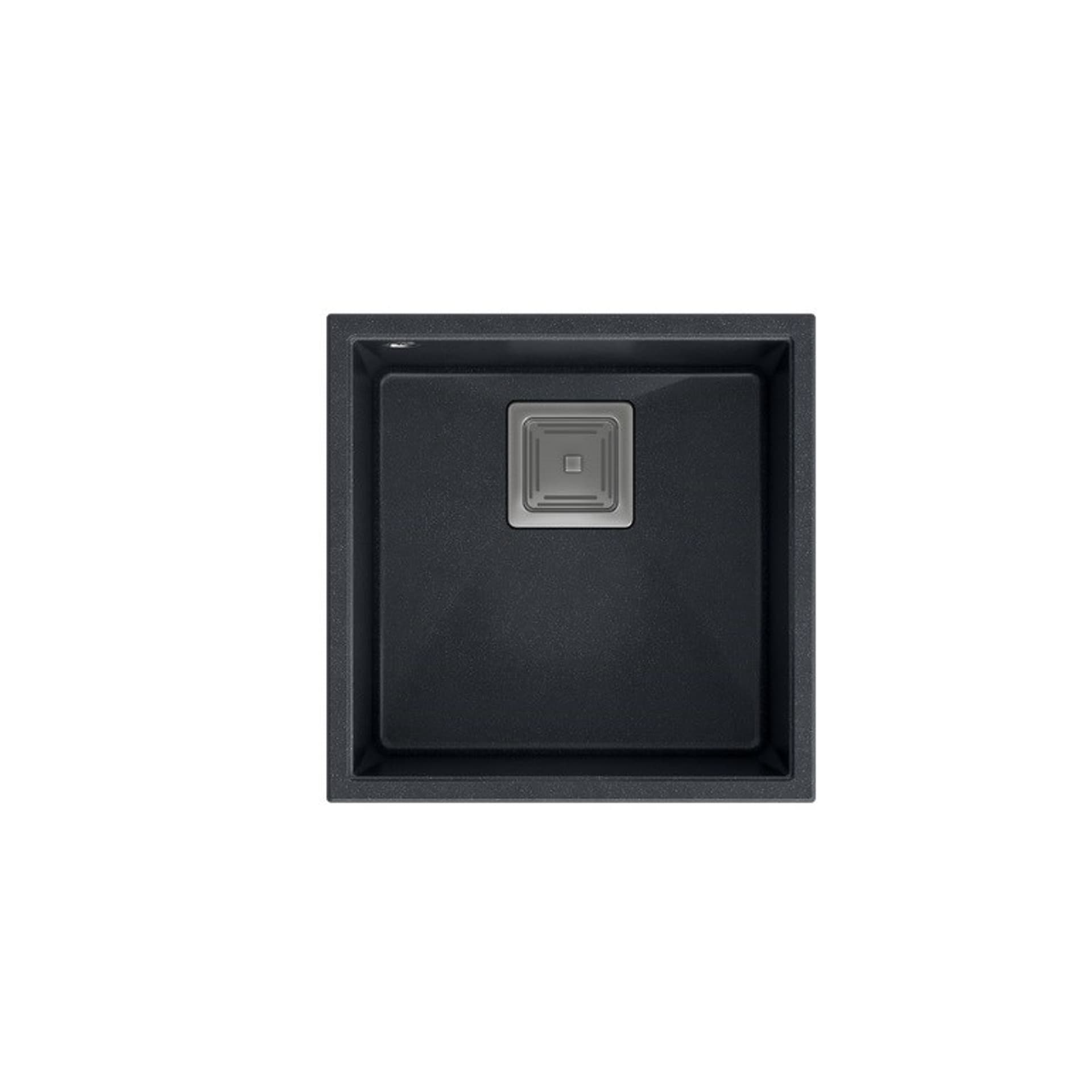 

Zlewozmywak granitowy QUADRON DAVID 40 czarny podwieszany + syfon save space