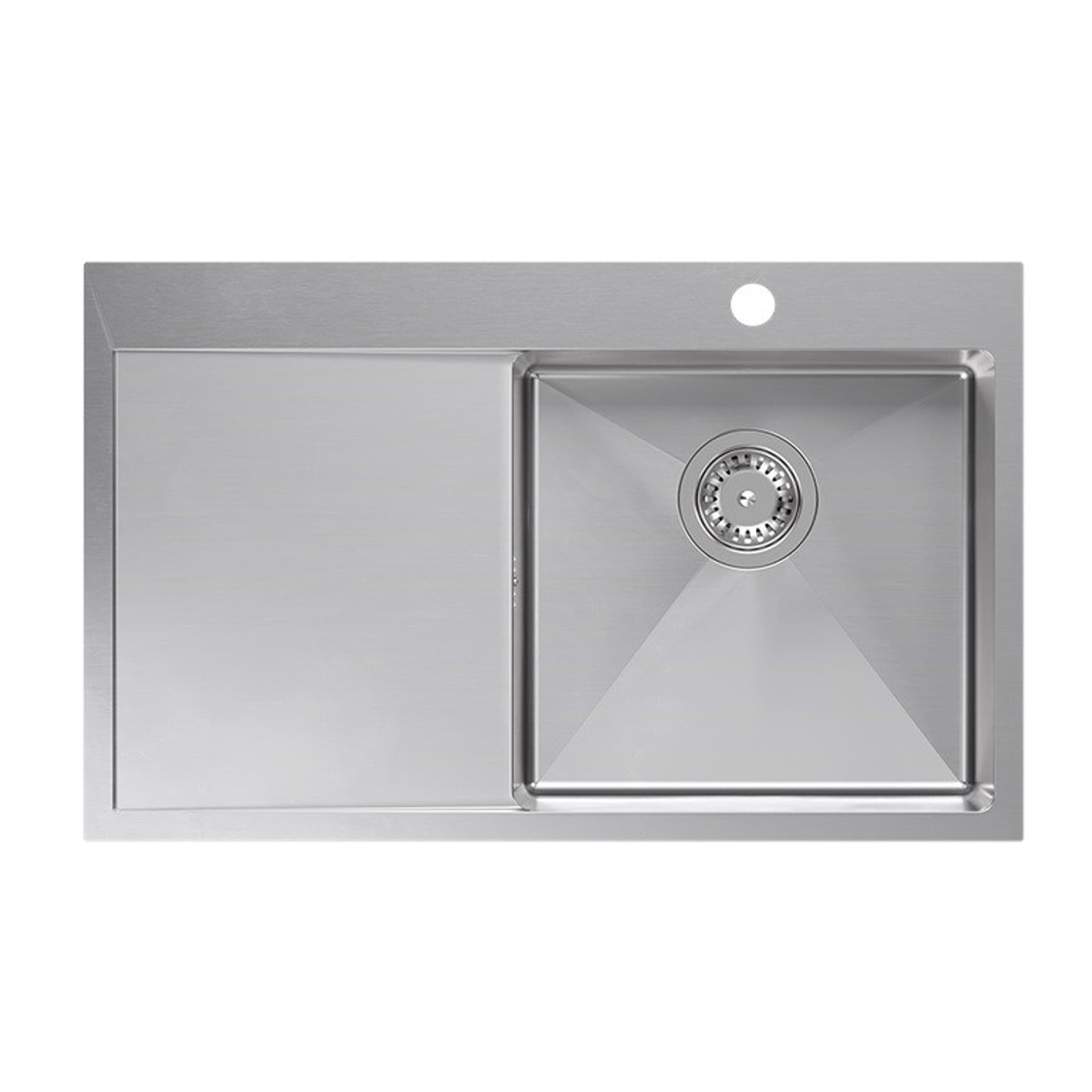 

Zlewozmywak stalowy QUADRON RUSSEL 111 wpuszczany prawy + syfon save space