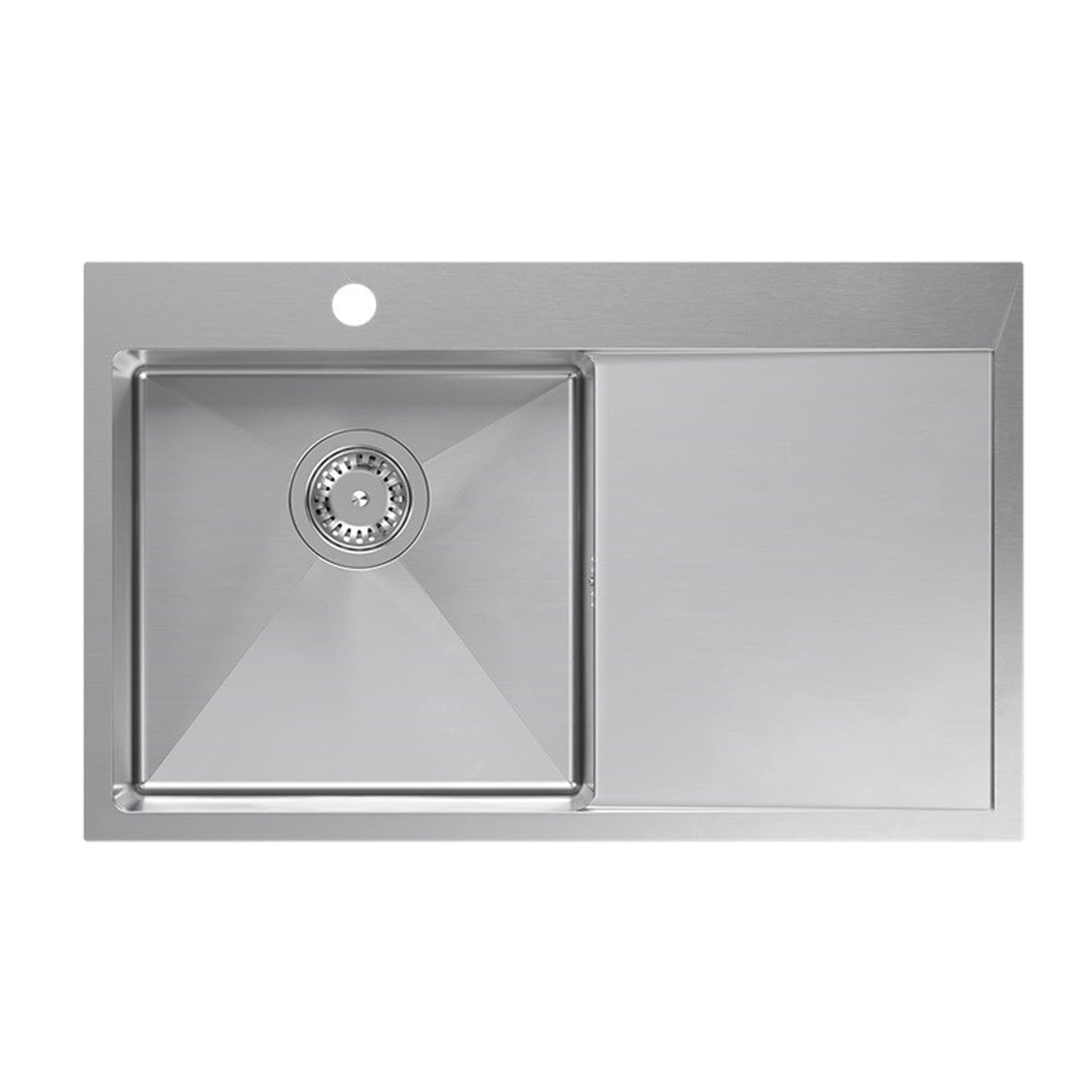 

Zlewozmywak stalowy QUADRON RUSSEL 111 wpuszczany lewy + syfon save space