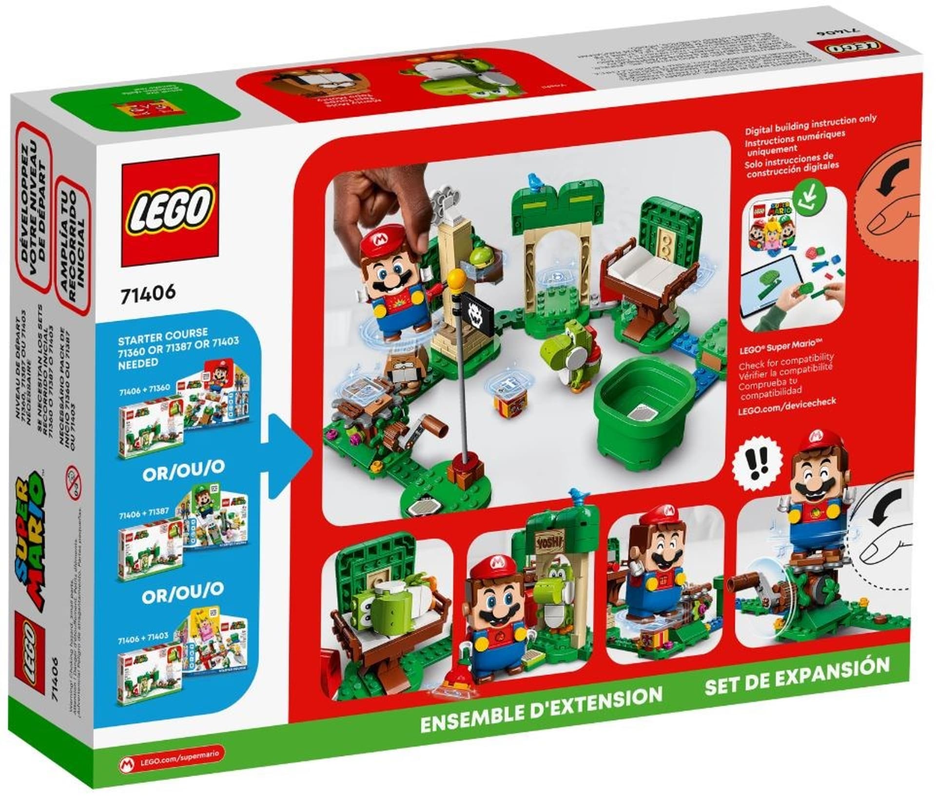 

LEGO Super Mario 71406 Dom prezentów Yoshiego zestaw rozszerzający