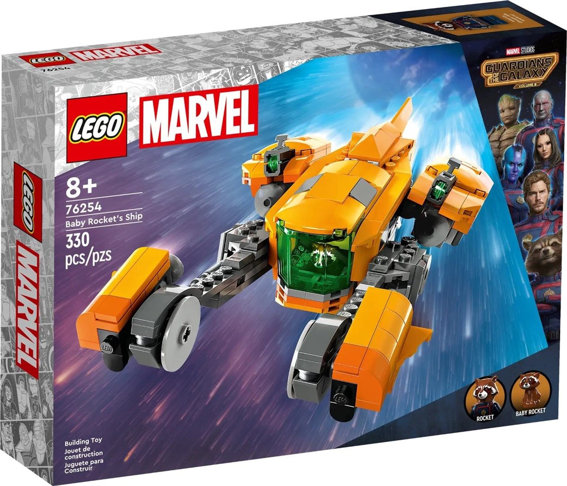 

LEGO Marvel Super Heroes Statek kosmiczny małego Rocketa 76254