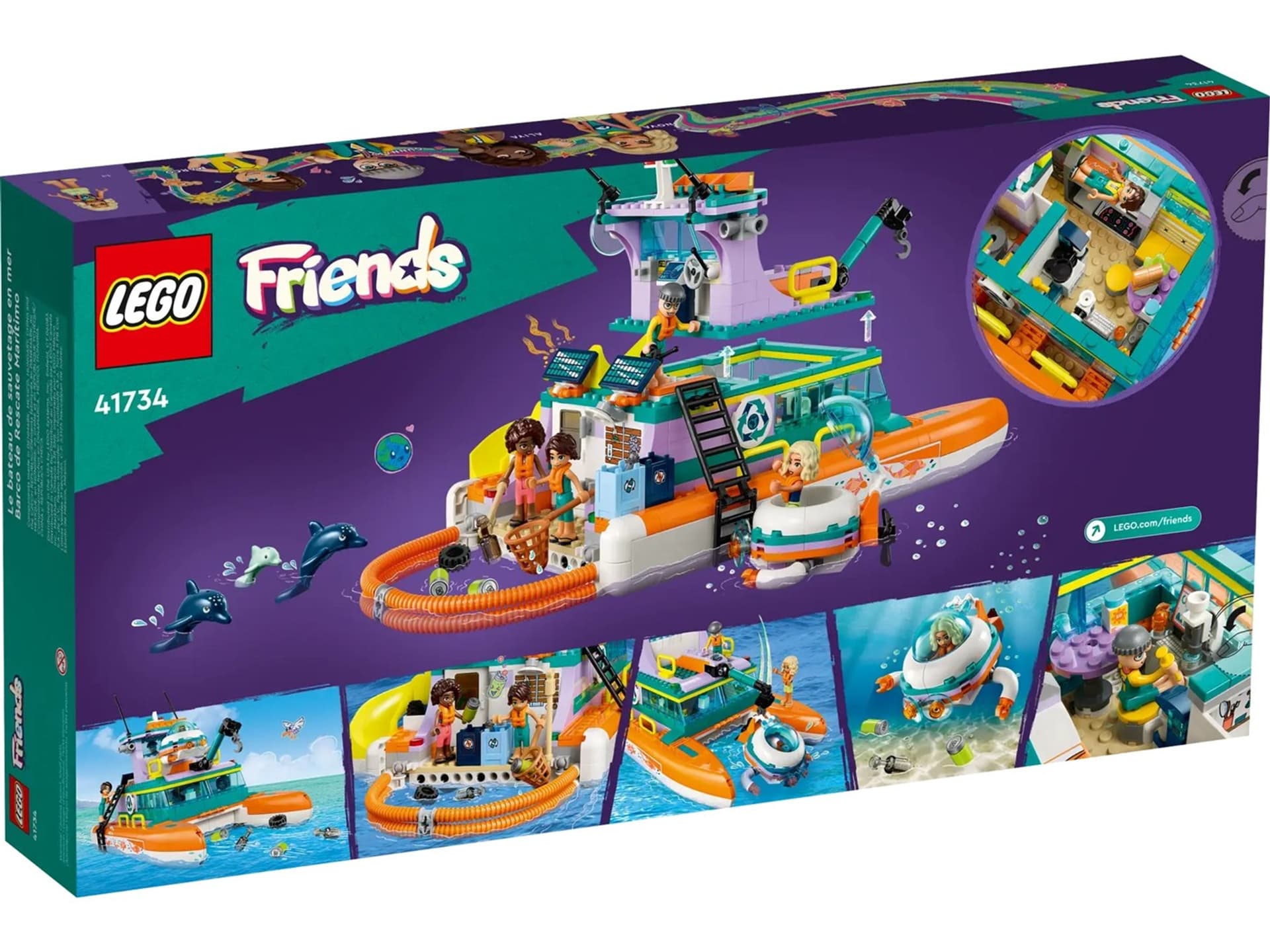 

LEGO Friends 41734 Morska łódź ratunkowa