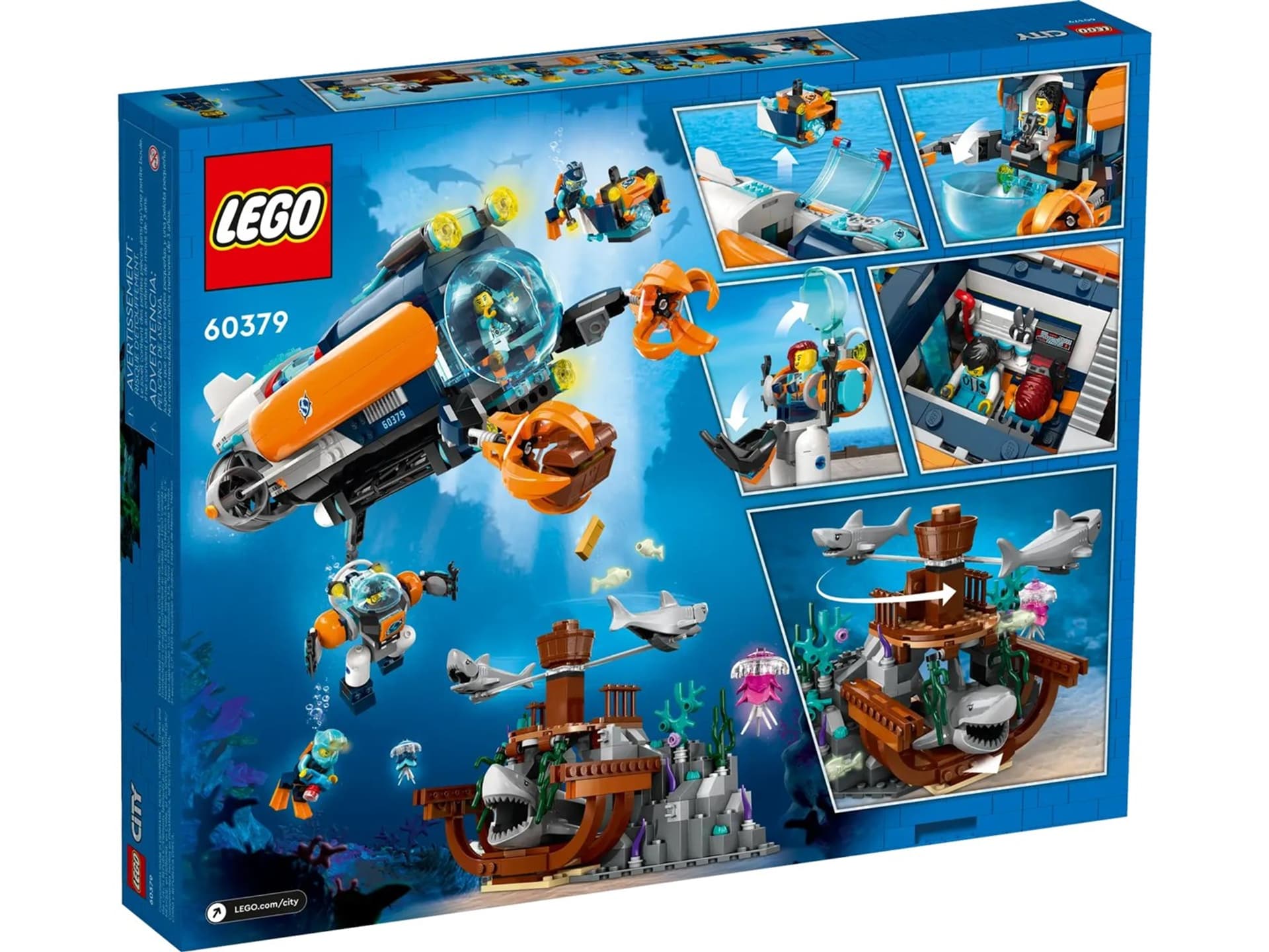 

LEGO City 60379 Łódź podwodna badacza dna morskiego
