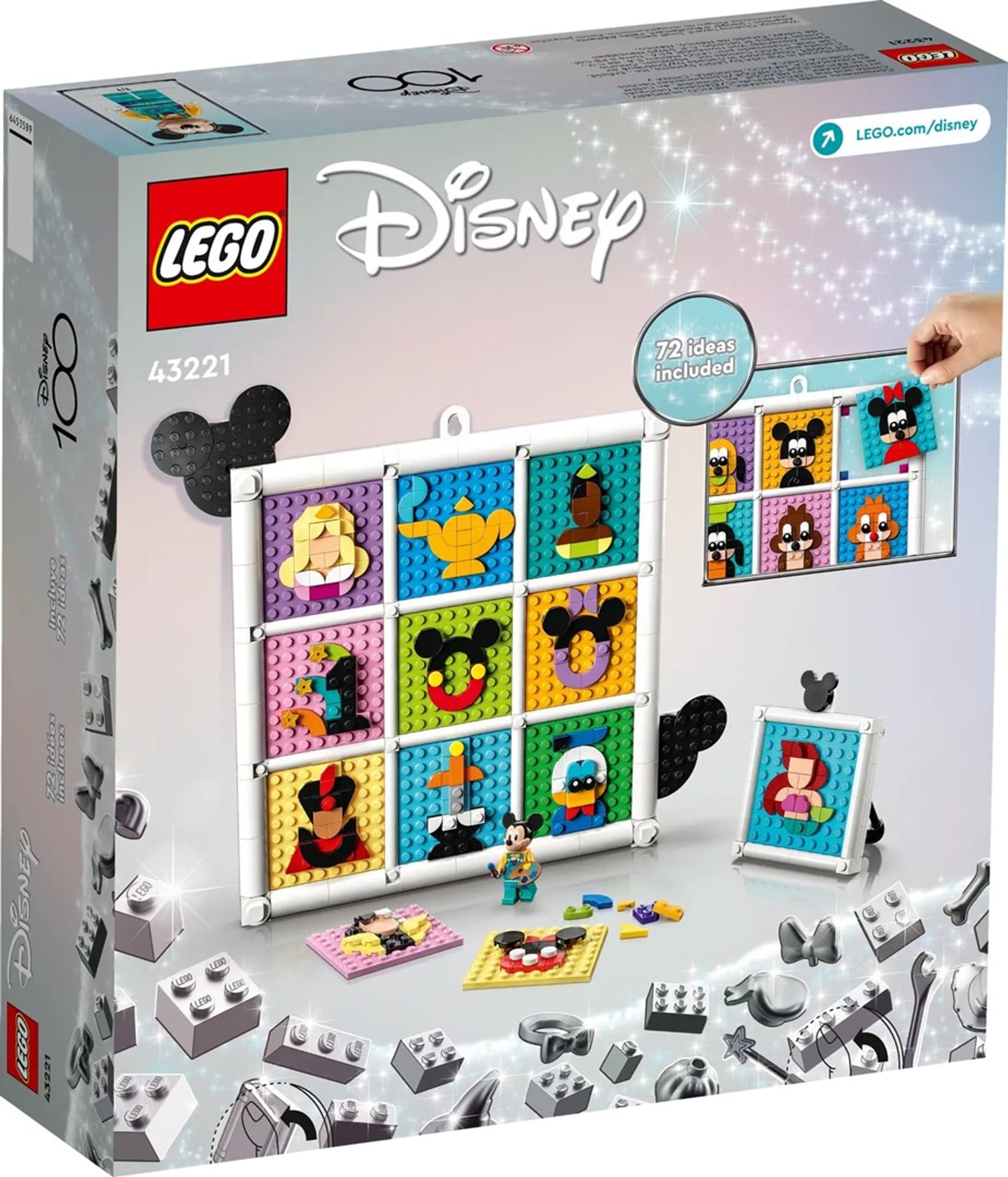 

LEGO Disney Classic 43221 100 lat kultowych animacji Disneya