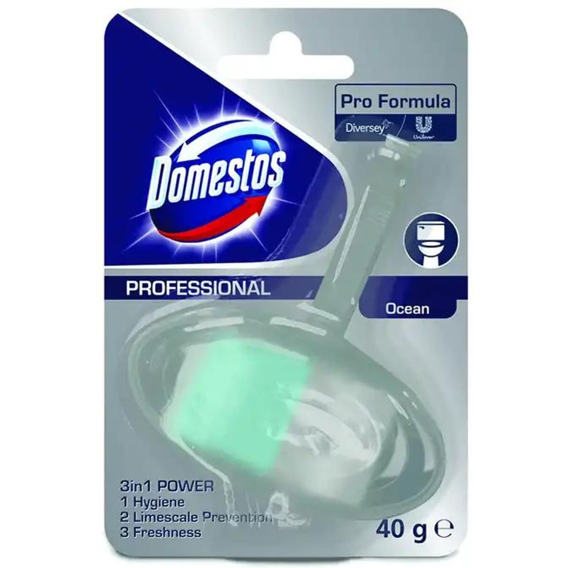 

Domestos Professional Rim Blocks Ocean Preparat do czyszczenia toalet 40g