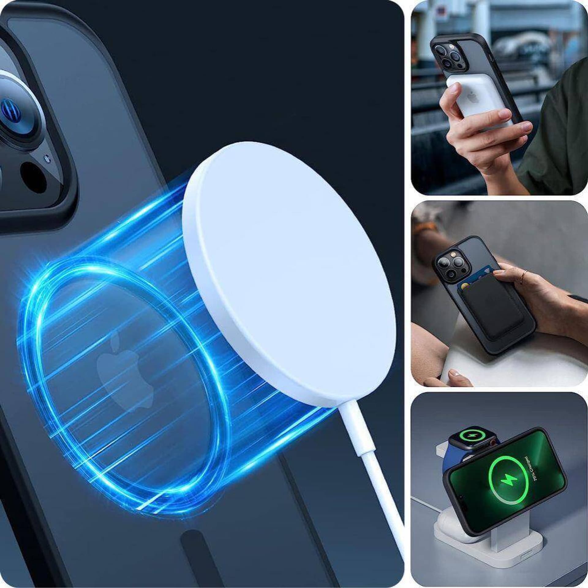 

Etui IPHONE 11 PRO Tech-Protect Magmat MagSafe transparentne czarne