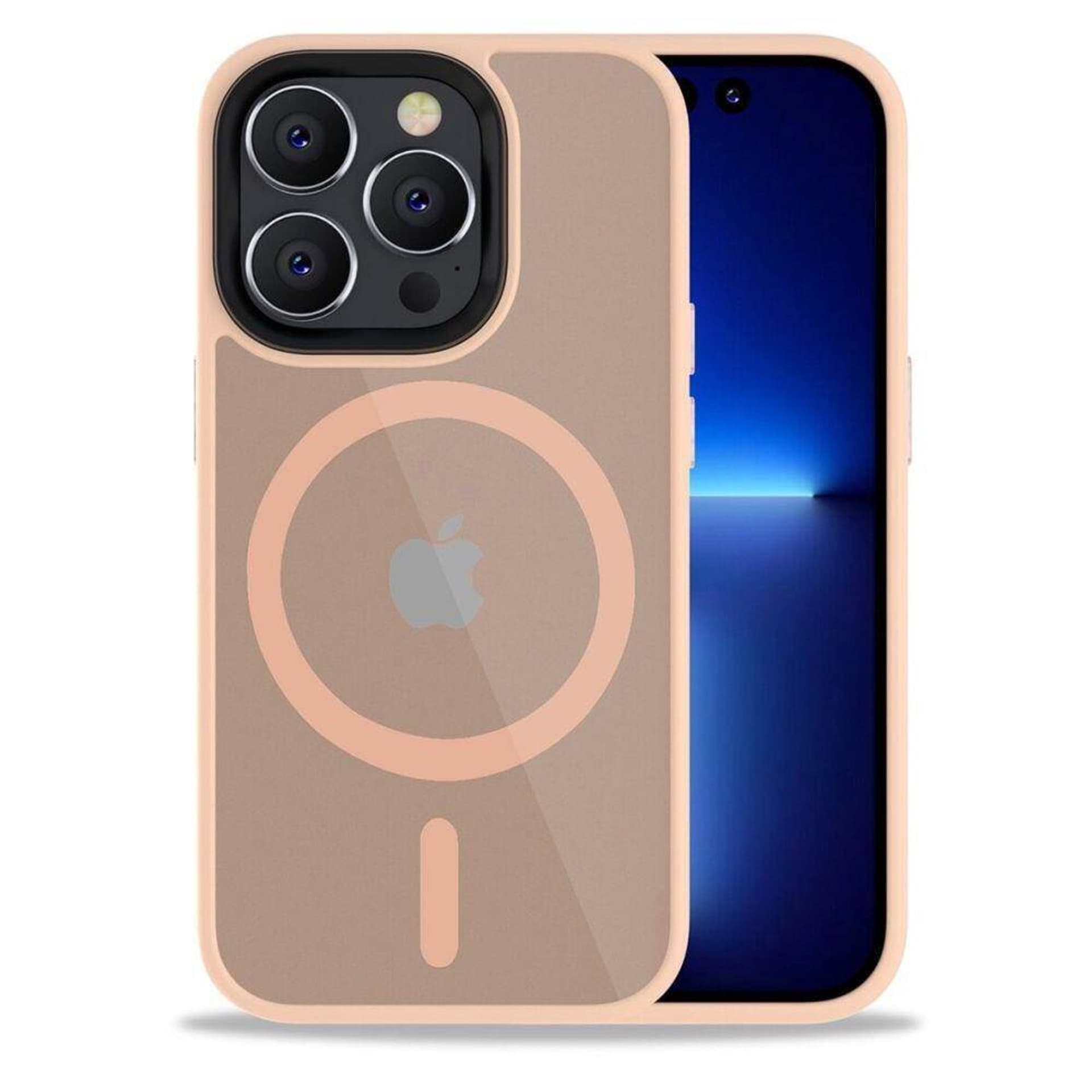 

Etui IPHONE 14 PRO Tech-Protect Magmat MagSafe Matte różowe