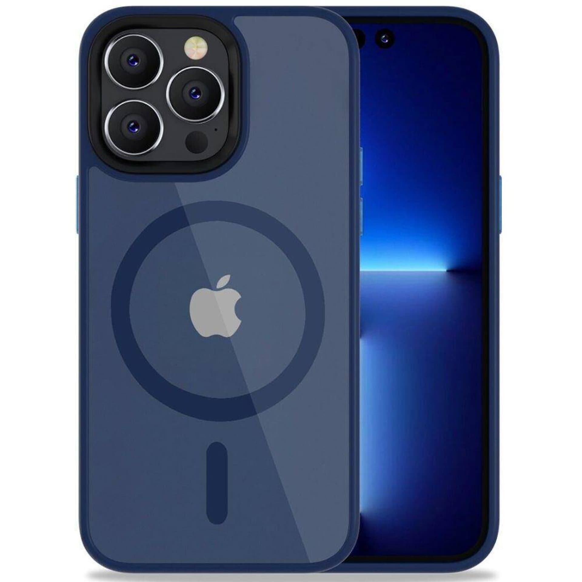 

Etui IPHONE 14 PRO Tech-Protect Magmat MagSafe Matte niebieskie
