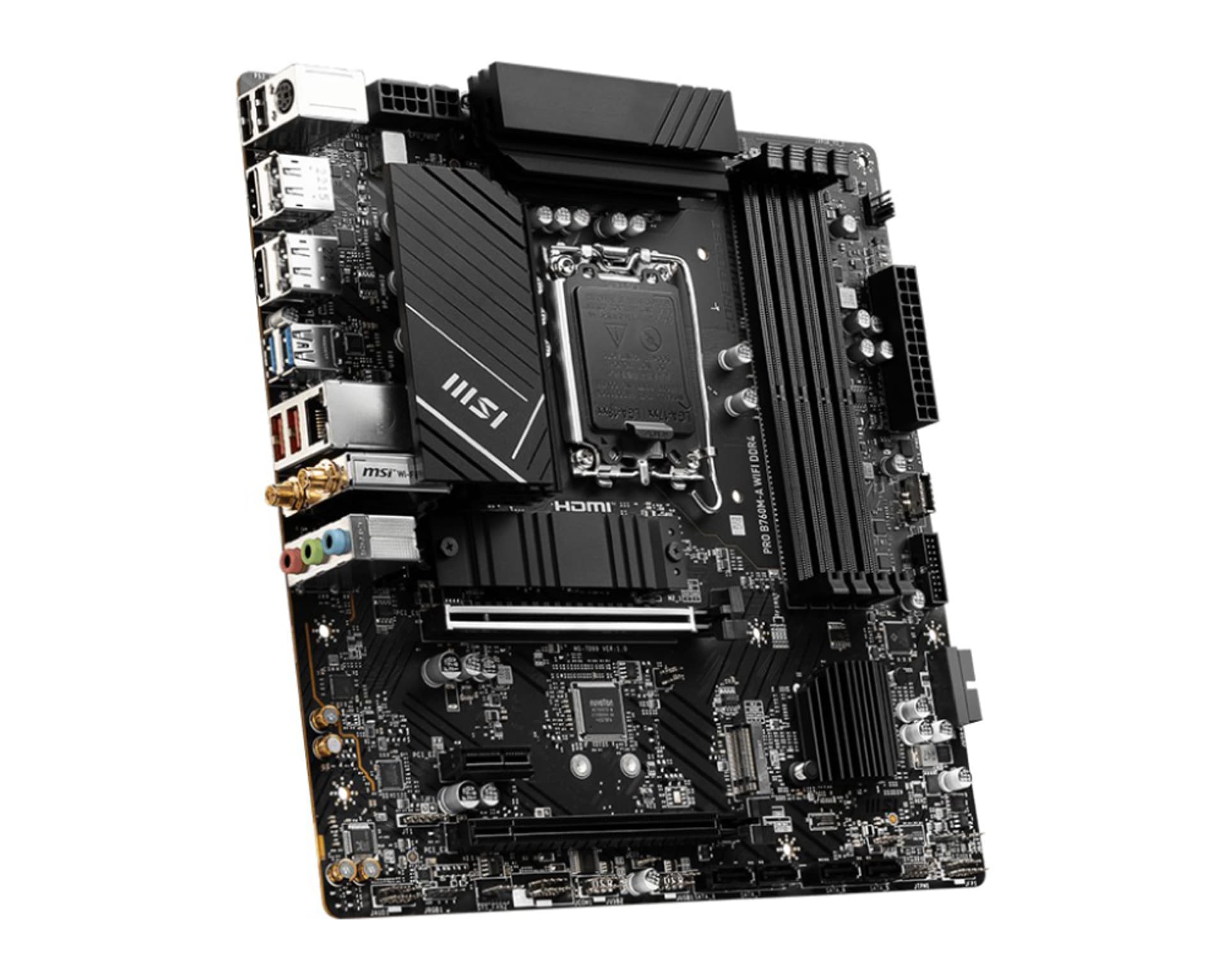 

Płyta główna MSI PRO B760M-A WIFI DDR4 LGA1700 microATX