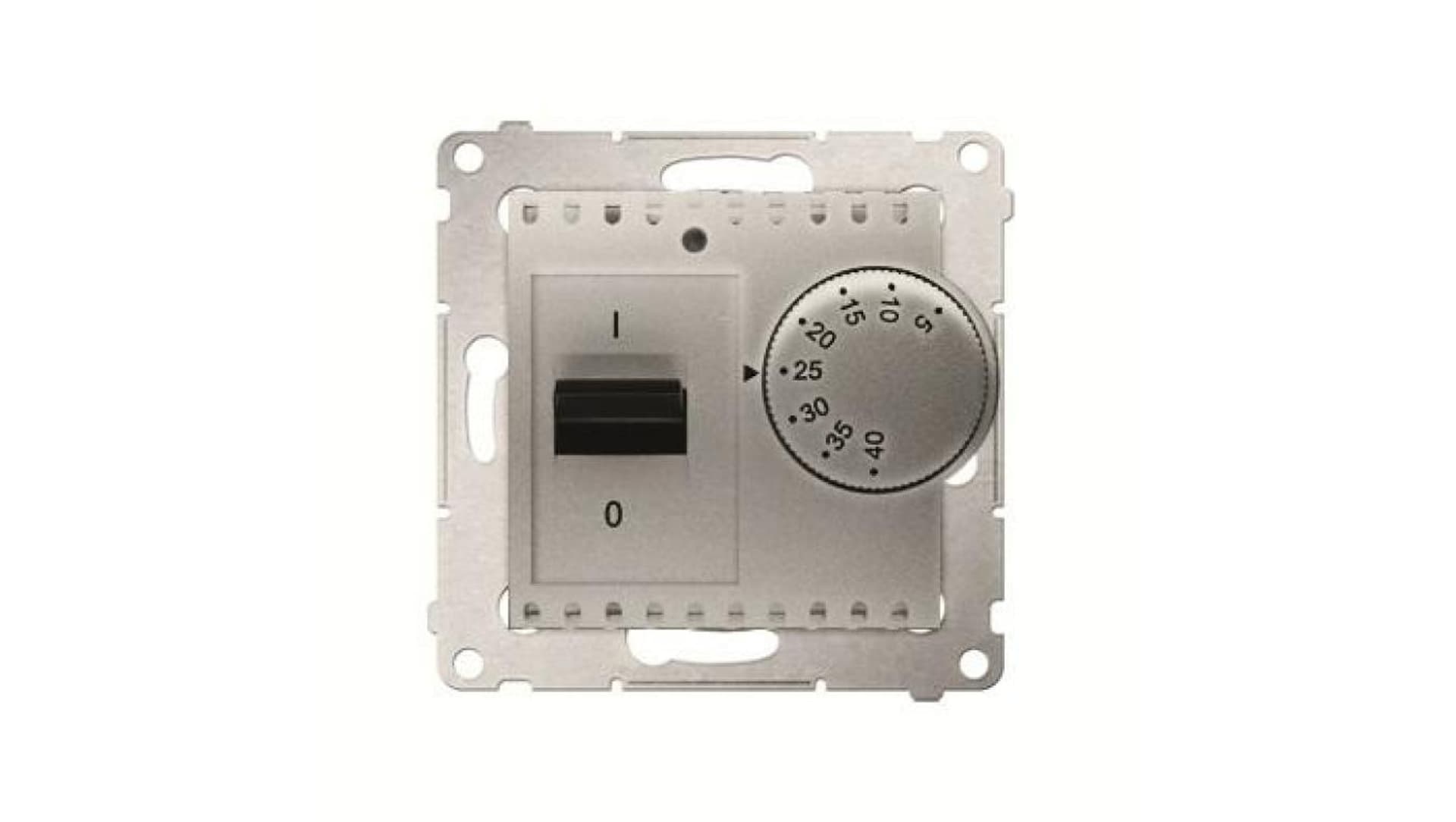 

Simon 54 Regulator temperatury 5-40C IP20 srebrny mat DRT10W.02/43