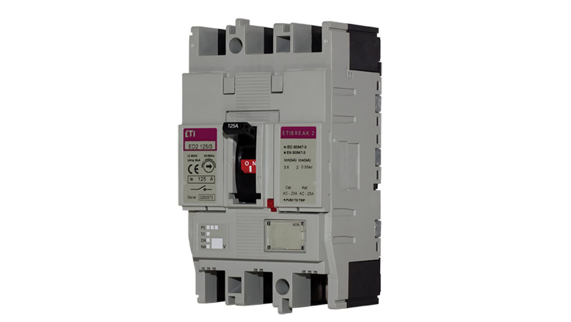 

Rozłącznik izolacyjny 4P 125A 3,6kA ED2 125/4 004671276