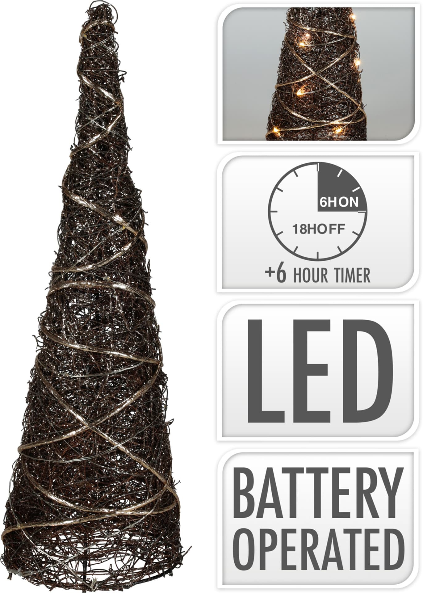 

STOŻEK LED 60CM 30L