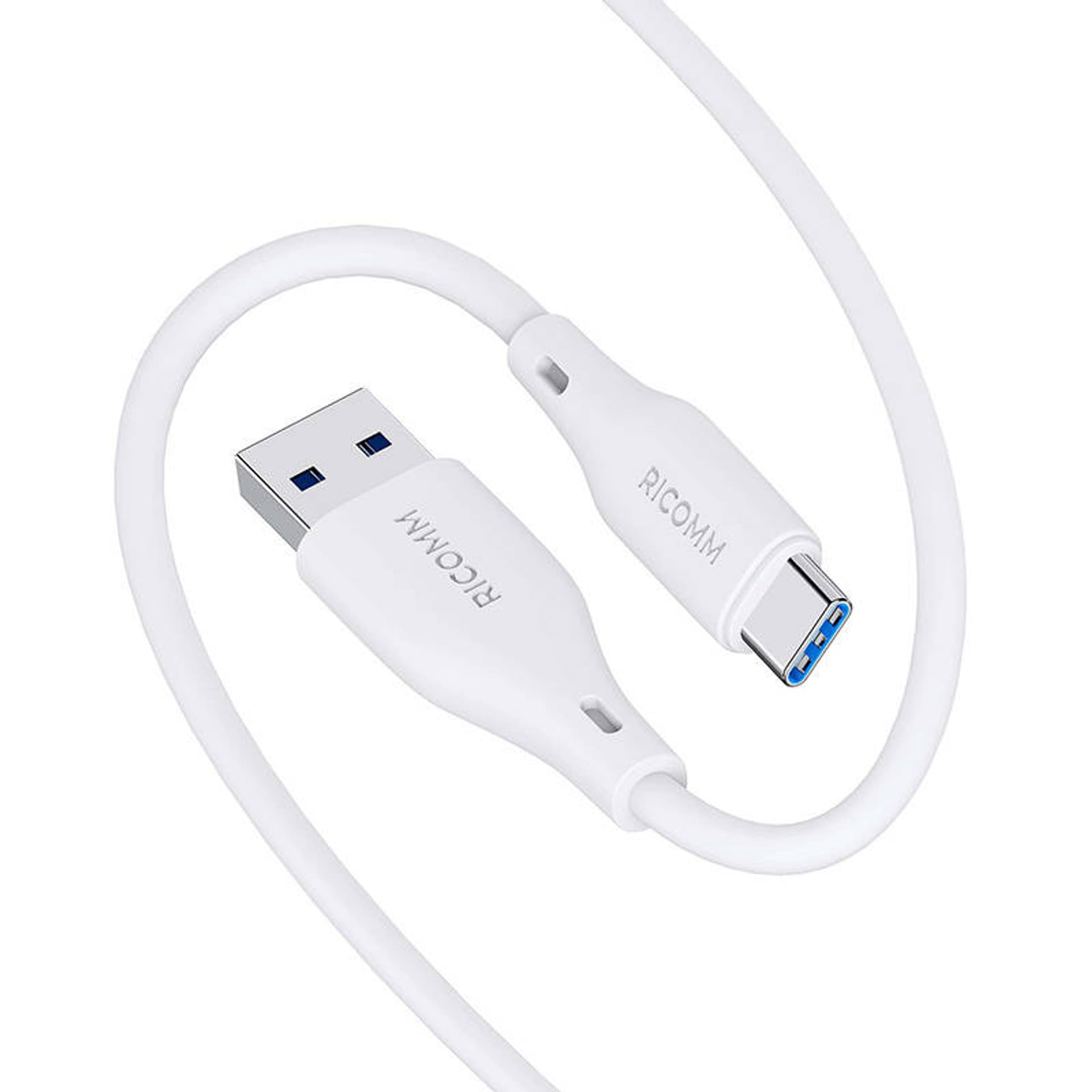 

Kabel USB-A do USB-C Ricomm RLS007ACW 2.1m